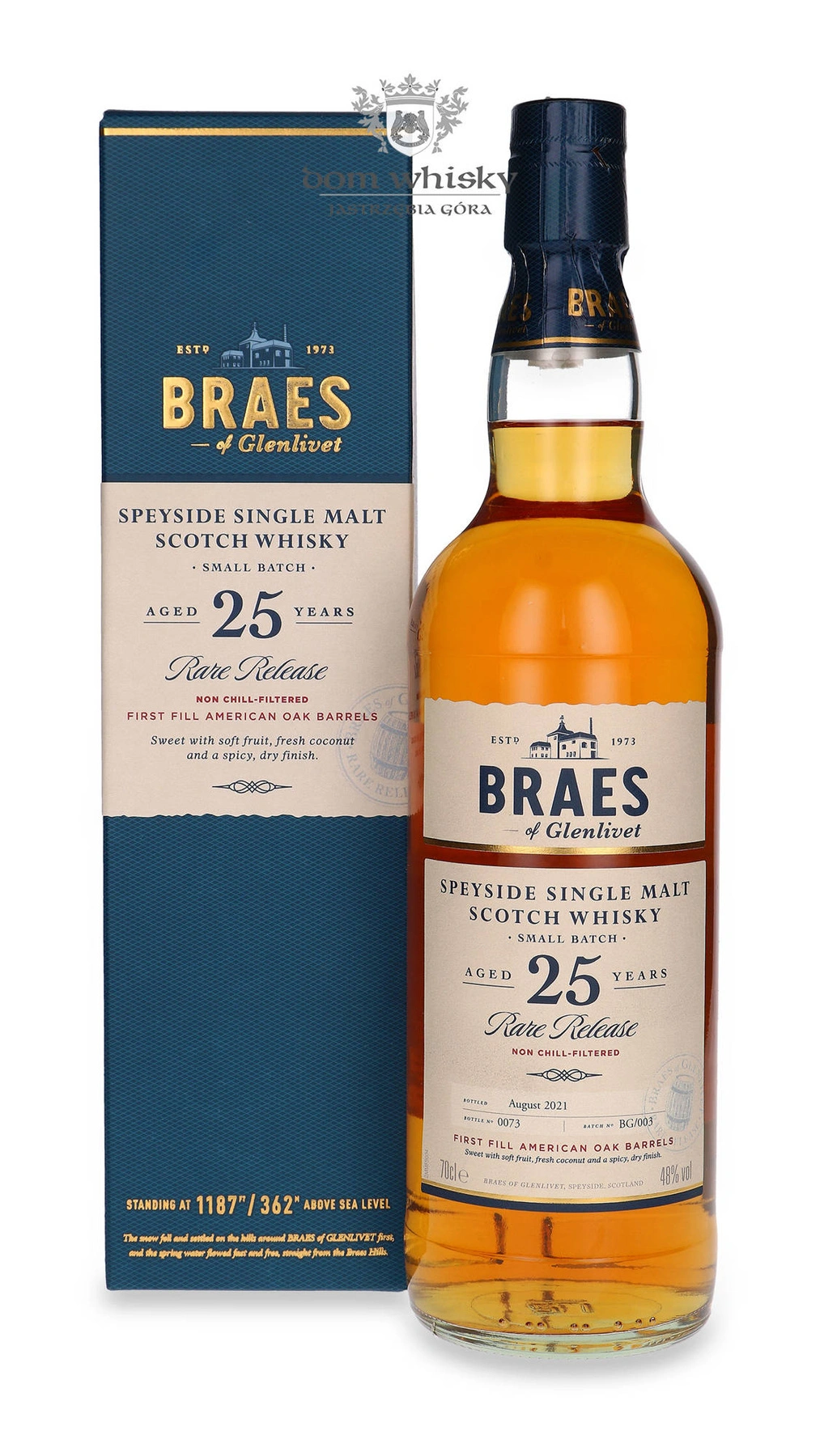 Braes Of Glenlivet 25 YO (Bottled 2021) Rare Release
