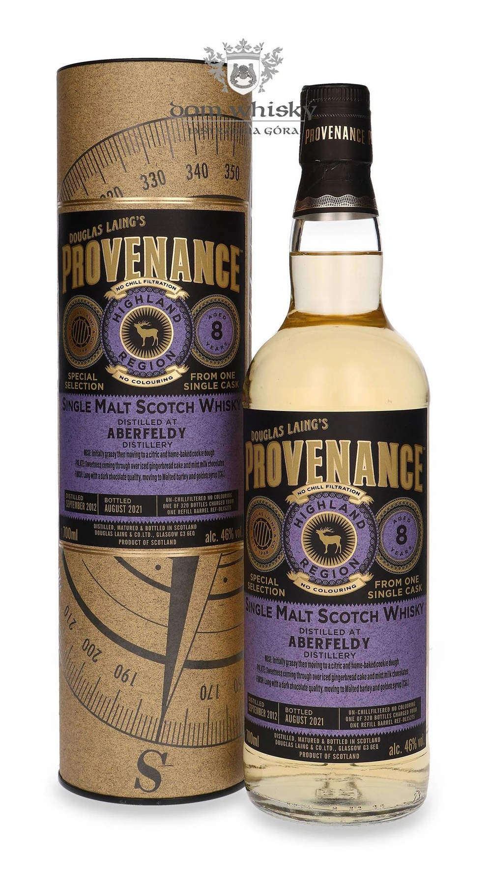Douglas Laing & Co. 8 YO Aberfeldy (D.2012, B.2021) Provenance