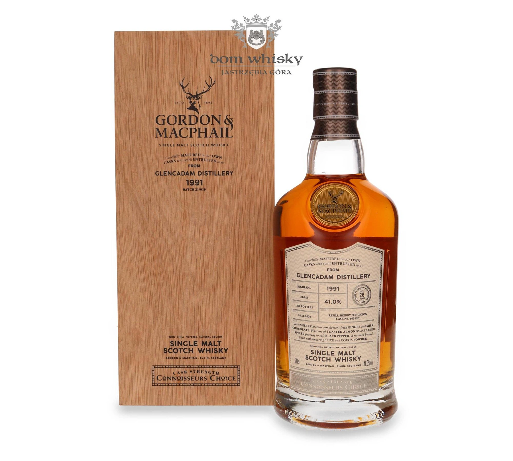 Gordon & Macphail 28 YO Glencadam (D.1991, B.2020) Connoisseurs Choice