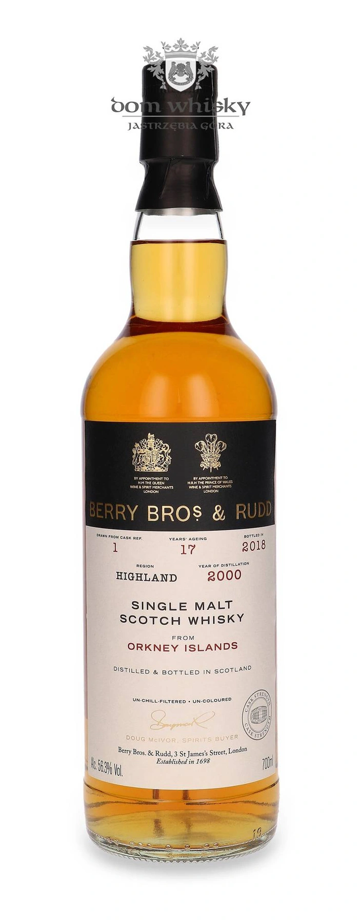 Berry Bros. & Rudd 17 YO Orkney Islands (D.2000, B.2018) Berry Bros. & Rudd