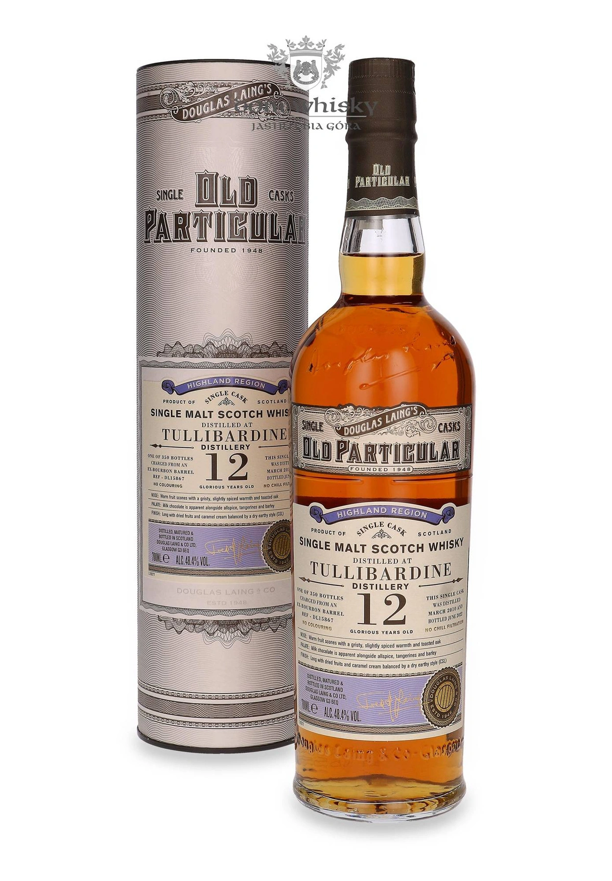 Douglas Laing & Co. 12 YO Tullibardine (D.2010, B. 2022) Old Particular
