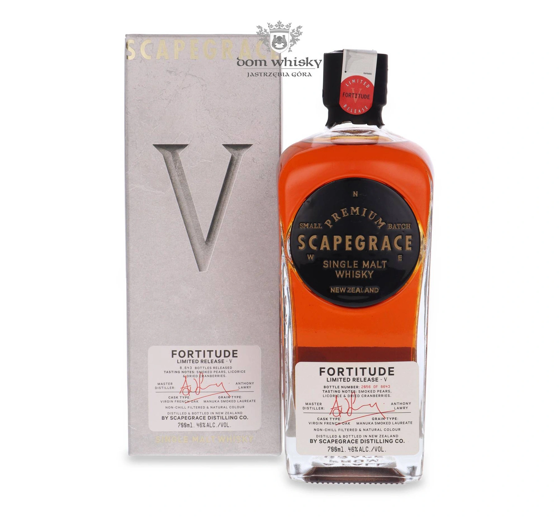 Scapegrace Distilling Co. Scapegrace Fortitude Limited Release V