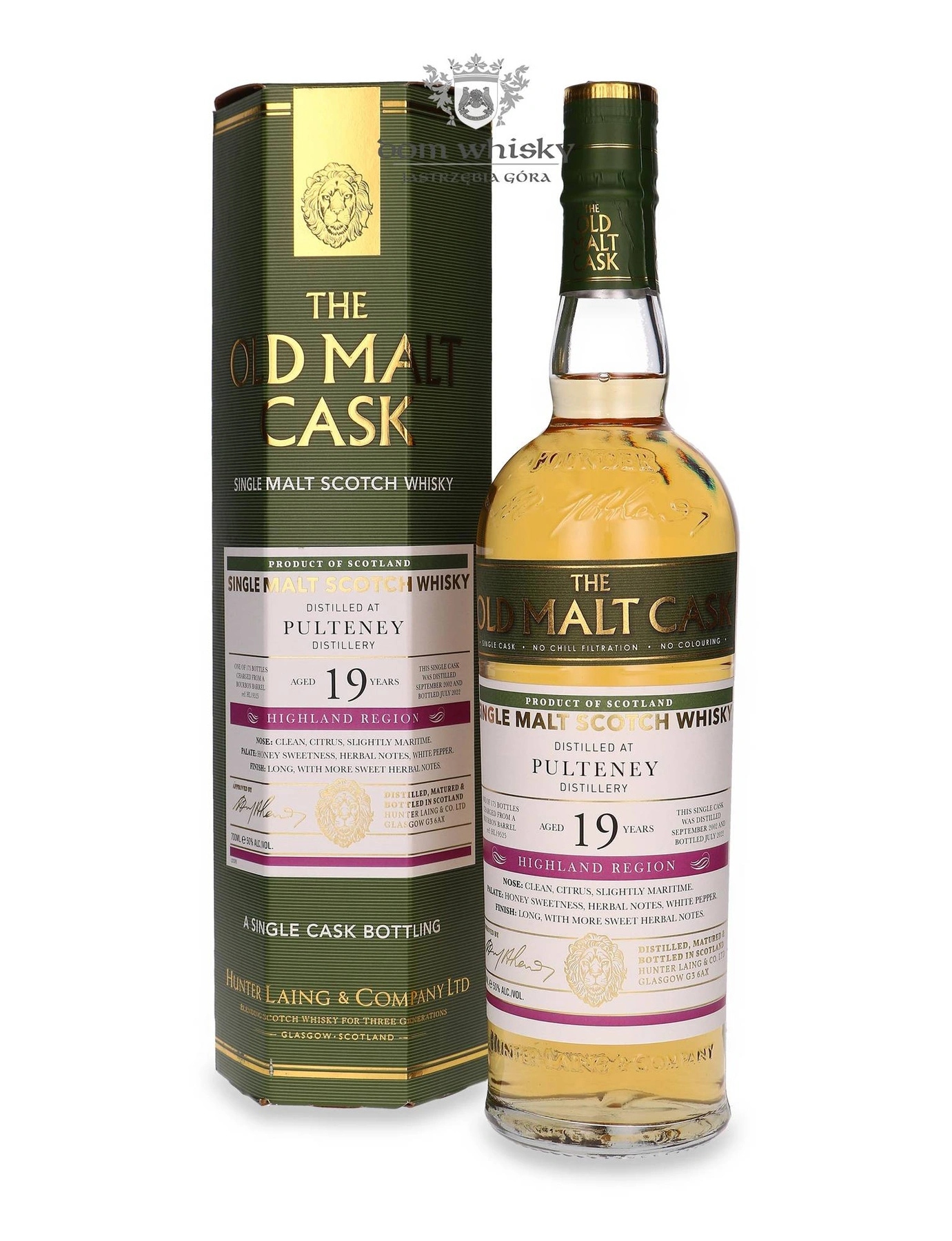 Hunter Laing & Co. 19 YO Pulteney (B.2002, B.2022) Old Malt Cask