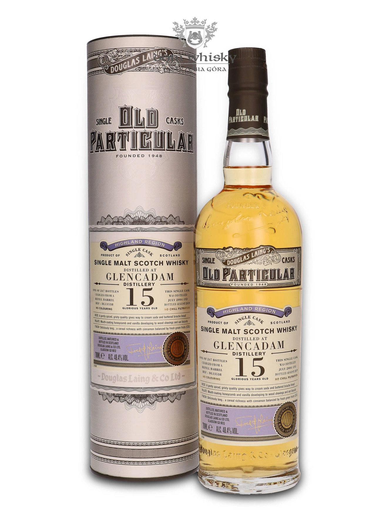 Douglas Laing 15 YO Glencadam (D.2004, B.2019) Douglas Laing’s Old Particular