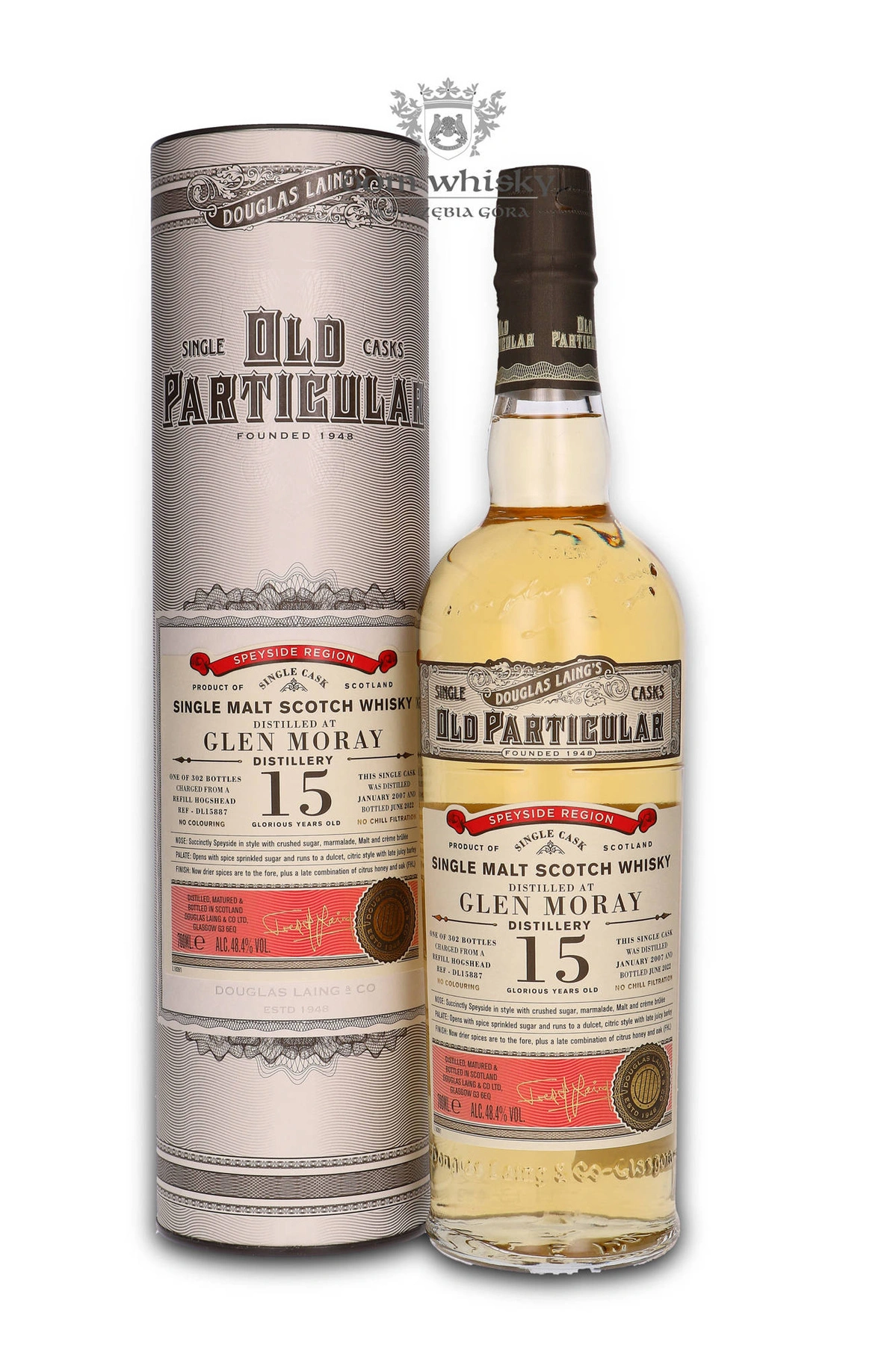 Douglas Laing & Co. 15 YO Glen Moray (D.2007, B.2022) Douglas Laing’s Old Particular