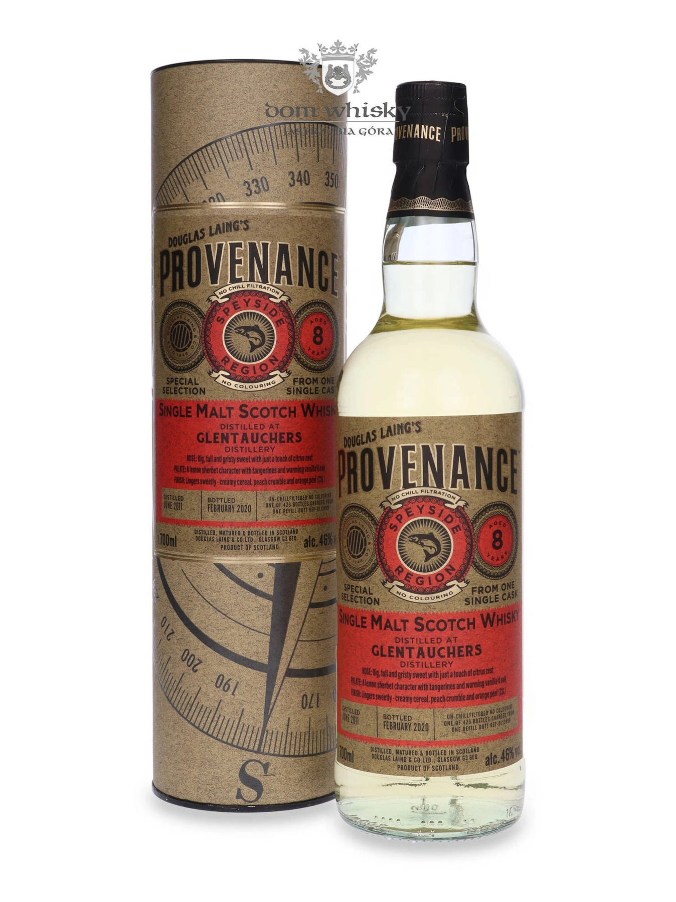 Douglas Laing & Co. 8 YO Glentauchers (D.2011, B.2020) Douglas Laing’s Provenance