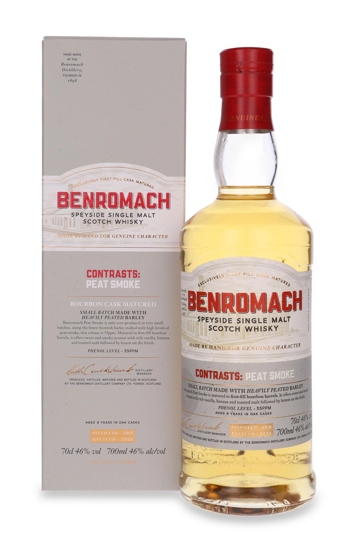Benromach Contrasts: Peat Smoke (D.2012, B.2022)
