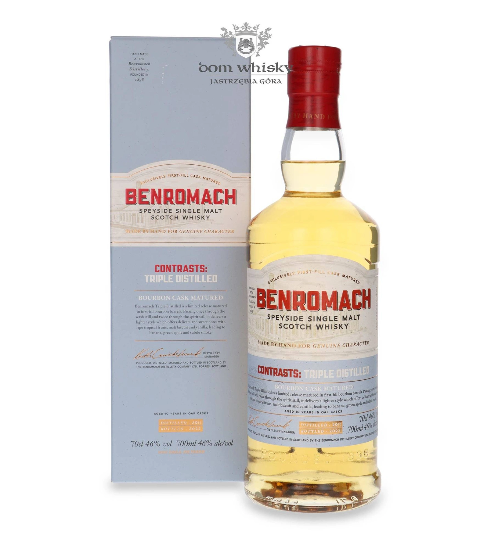Benromach Contrasts: Triple Distilled (D.2011, B.2022)