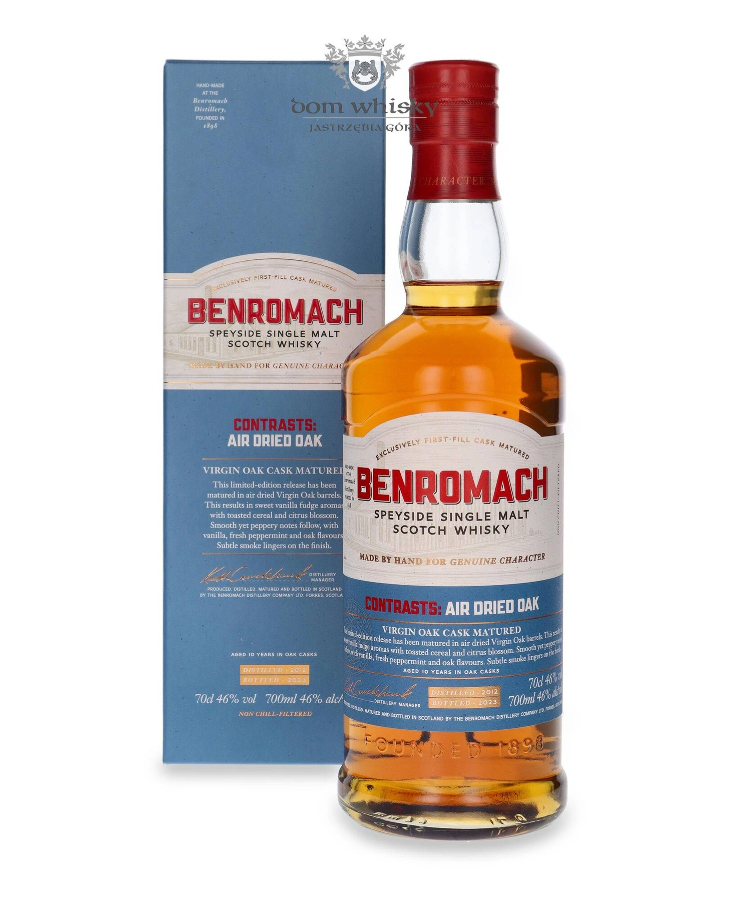 Benromach Contrasts: Air Dried Oak (D.2012, B.2023)