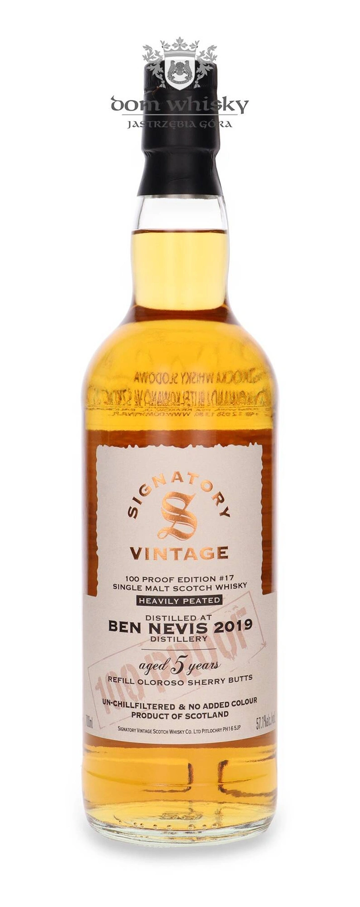 Signatory Vintage 5 YO Ben Nevis 100 Proof Edition #17