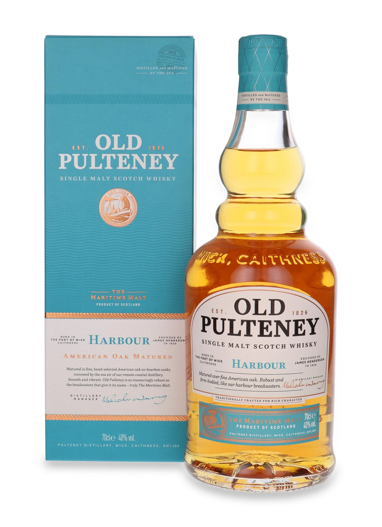 Old Pulteney Harbour American Oak Matured