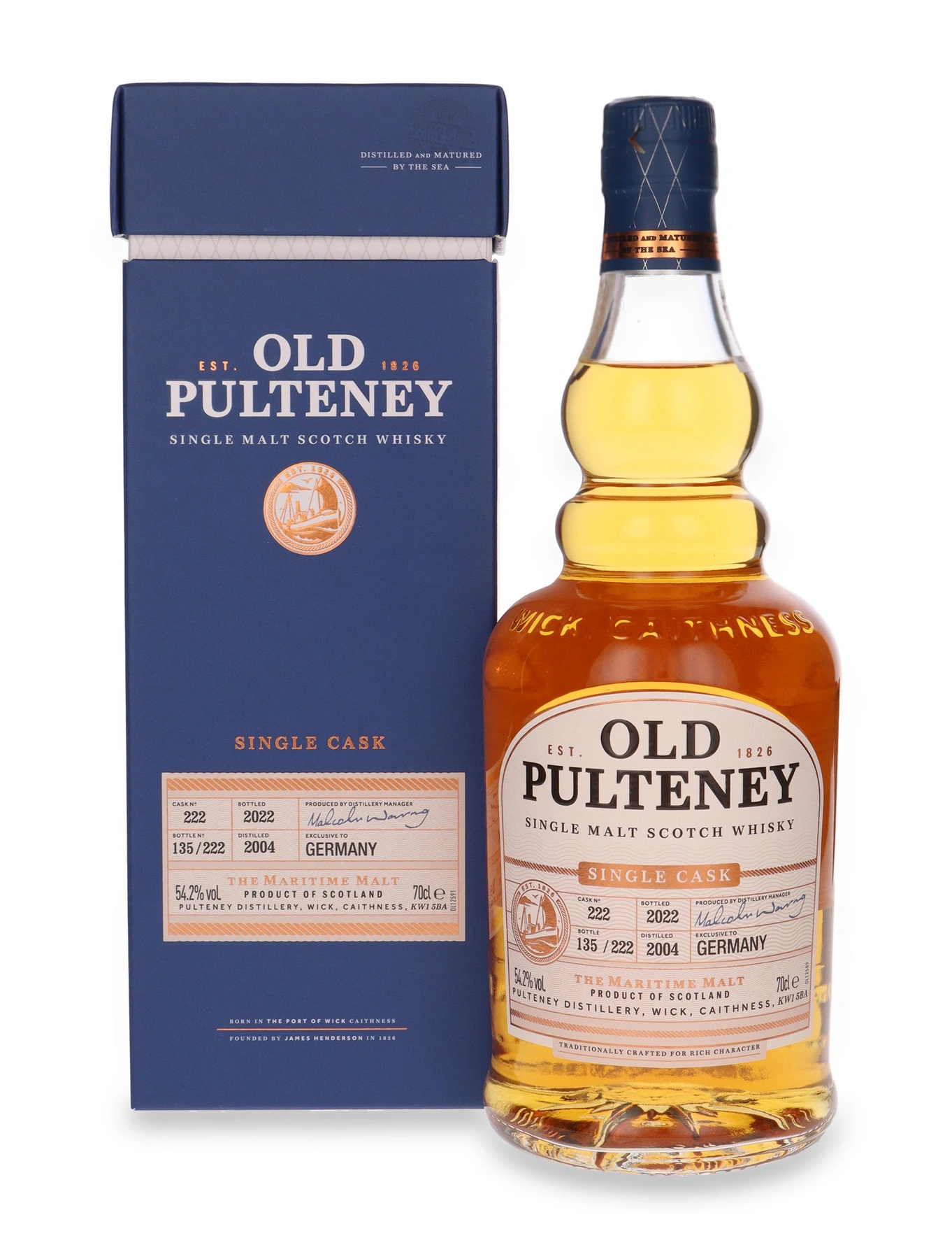 Pulteney Distillery Old Pulteney Single Cask (D.2004, B.2022) Exclusive To Germany