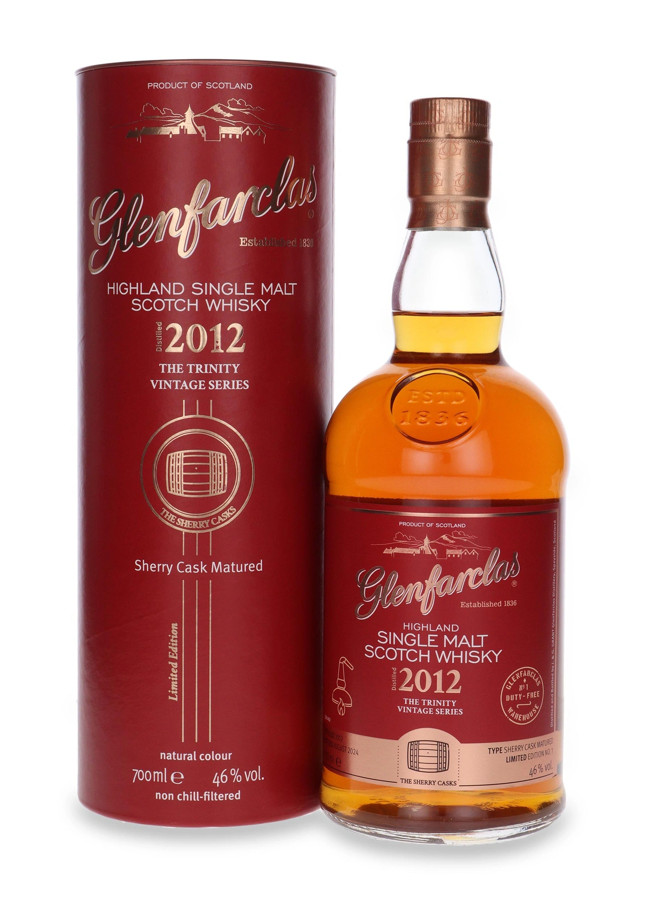 Glenfarclas The Trinity Vintage Series 2012 Sherry Cask
