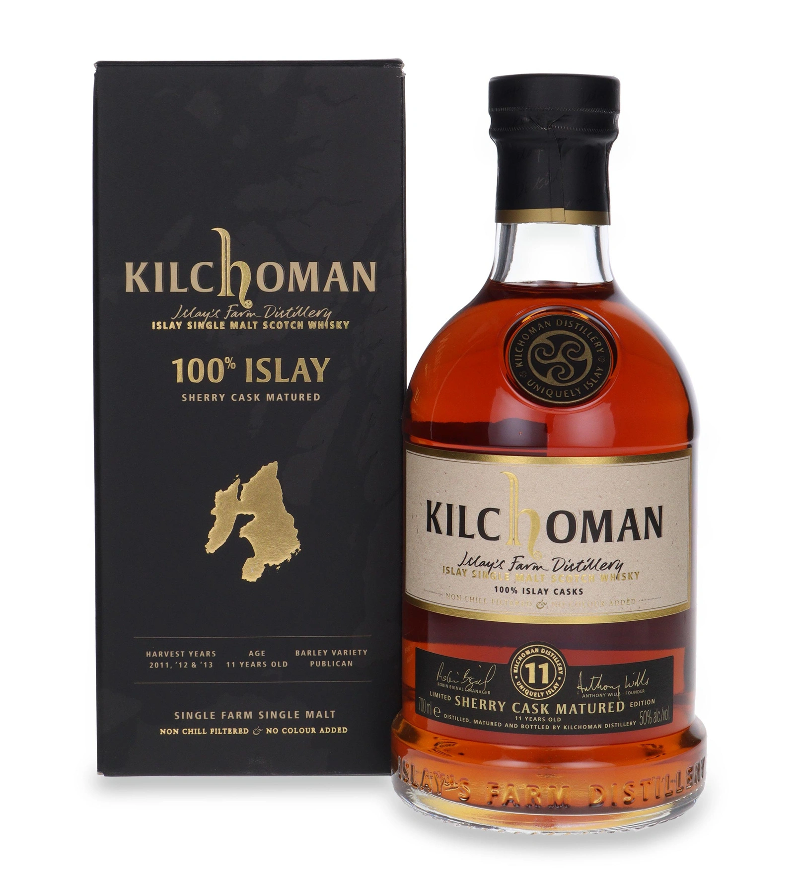 Kilchoman Distillery 11 YO 100% Islay, Sherry Cask Matured