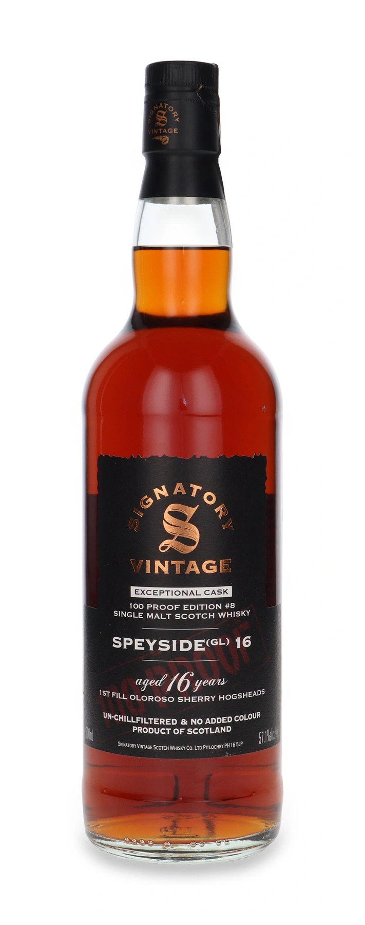 Signatory Vintage 16 YO Speyside 100 Proof Edition #8 Signatory Vintage