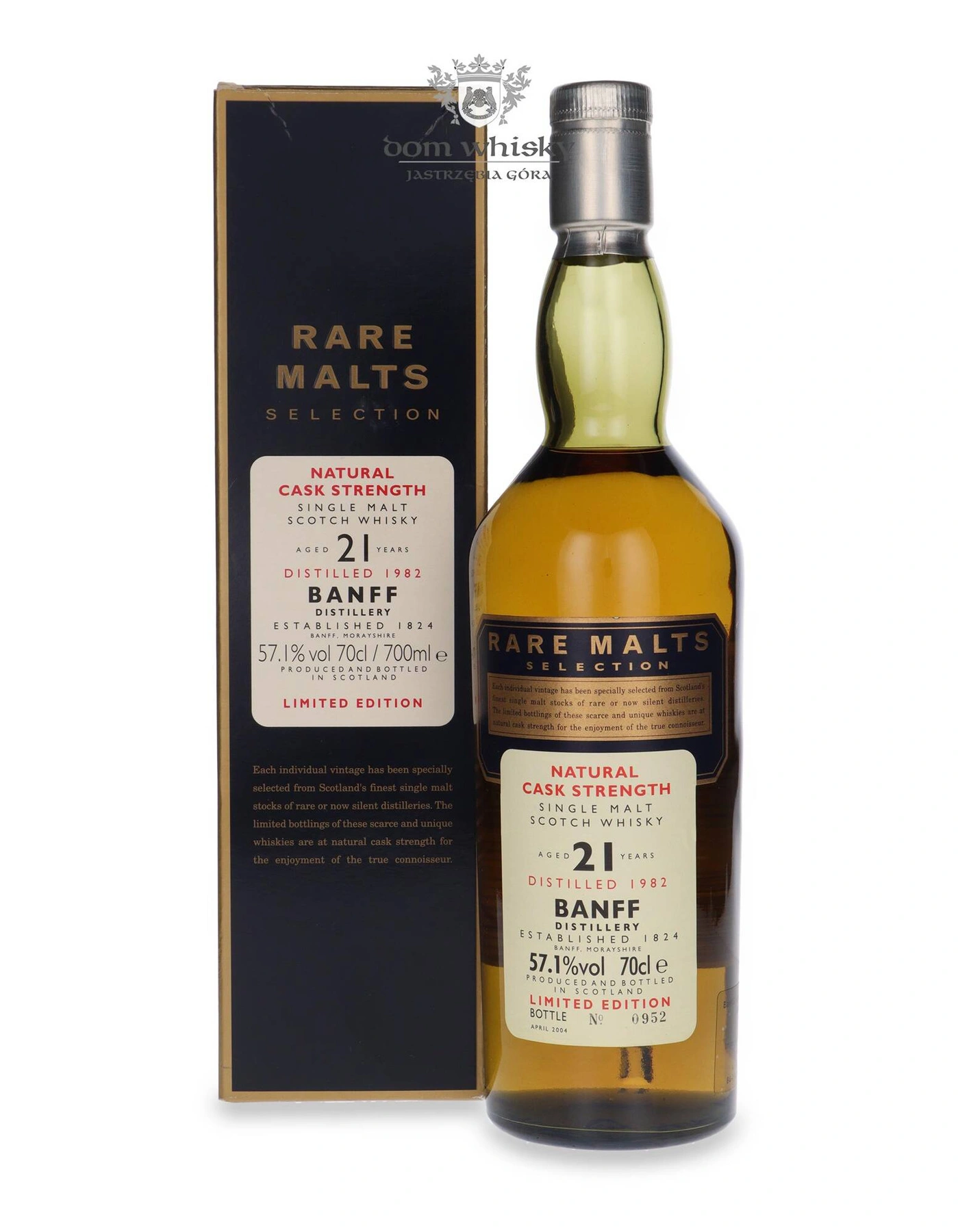 Banff 21 YO (D.1982, B.2004) Rare Malts