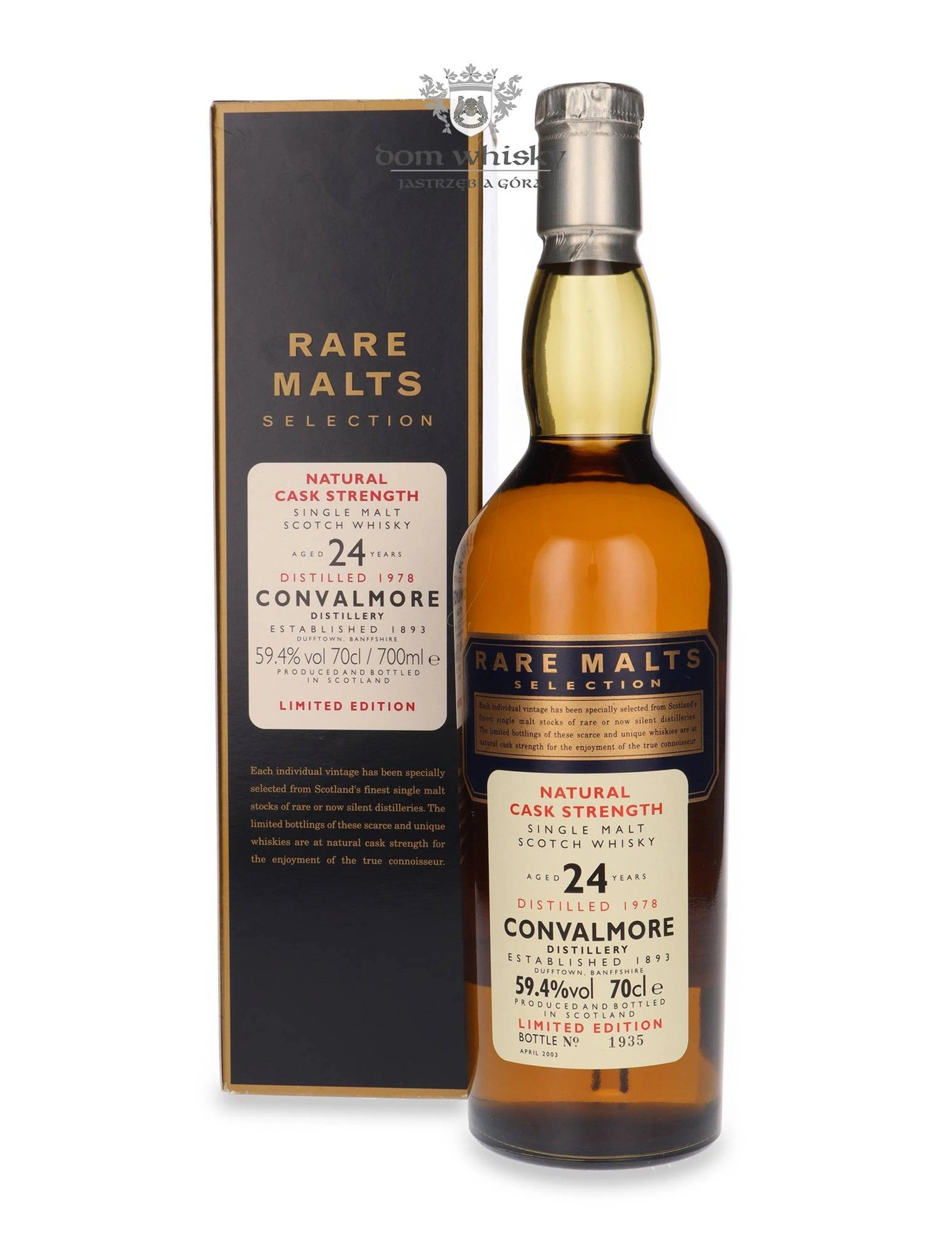 Convalmore 24 YO (D.1978, B.2003) Rare Malts