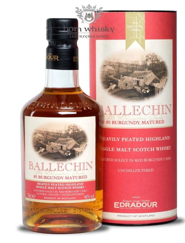 Edradour Ballechin # 1 Burgundy Cask Matured