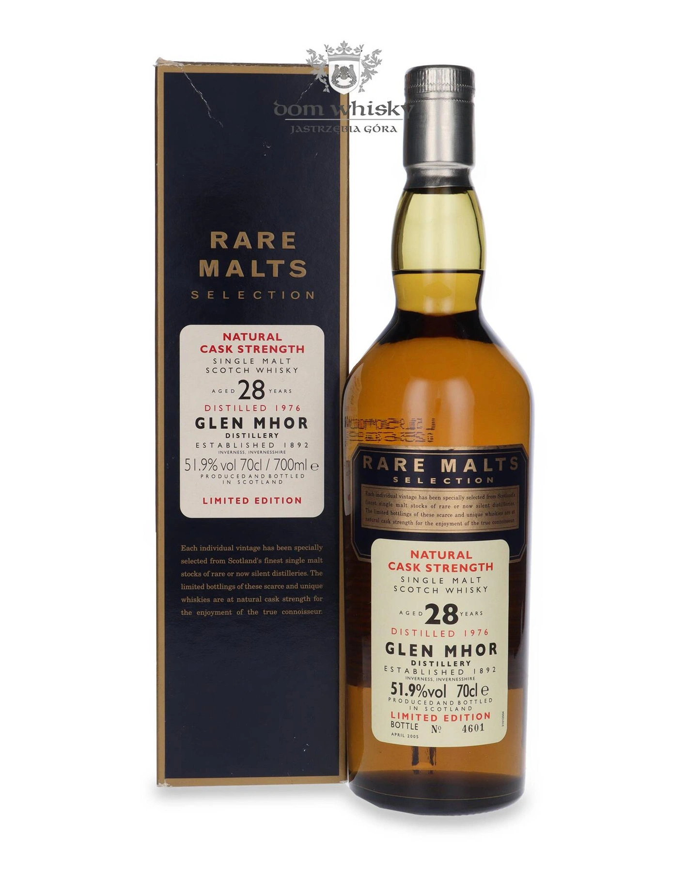 Glen Mhor 28 YO (D.1976, B.2005) Rare Malts