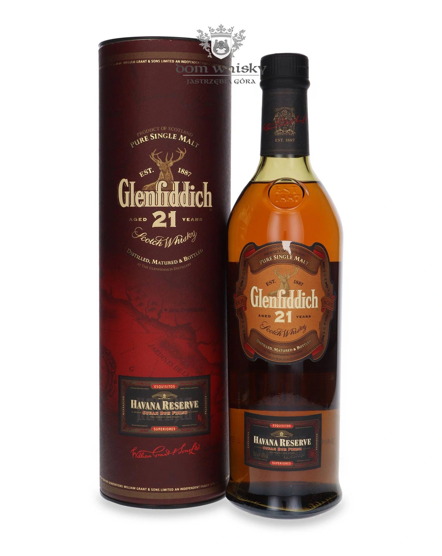 Glenfiddich 21 YO Havana Reserve Cuba Rum Finish