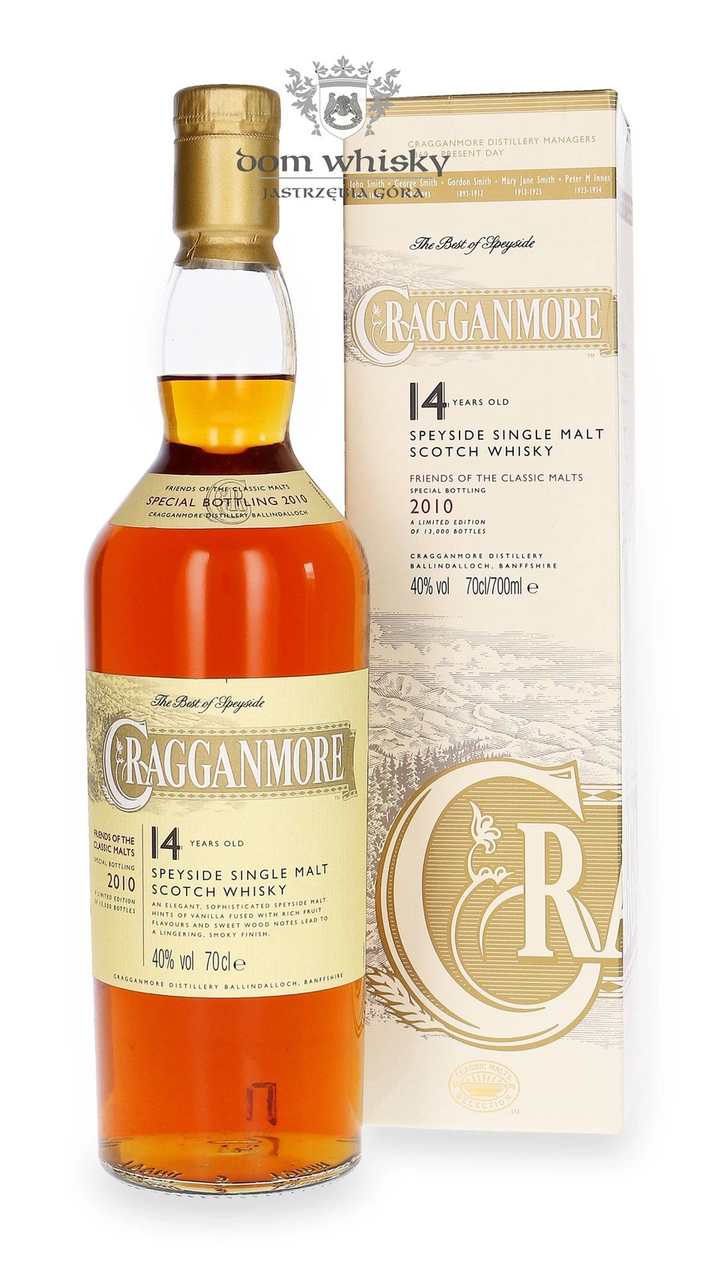 Cragganmore 14 YO (Bottled 2010)