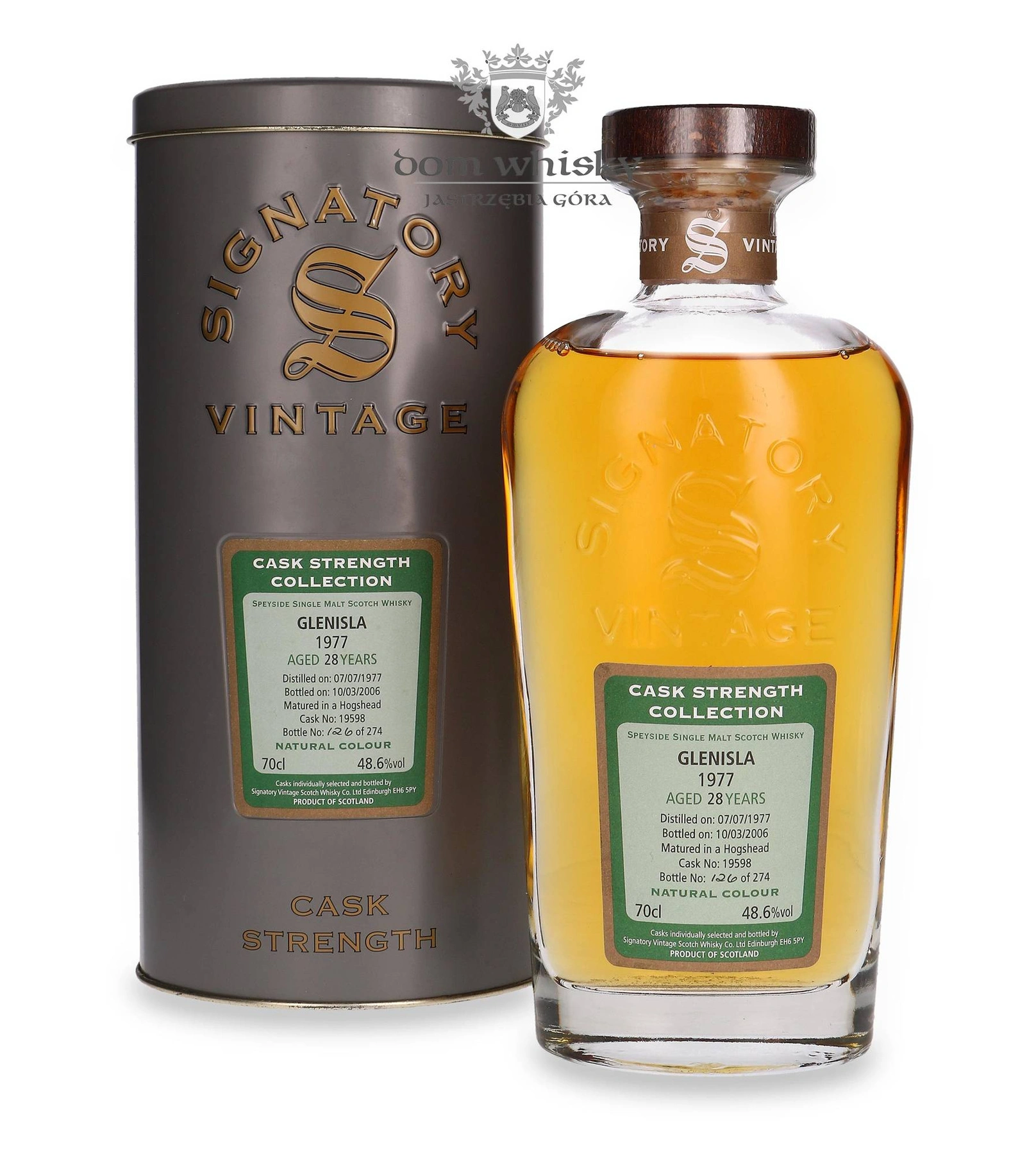 Signatory Vintage 28 YO Glenisla (D.1977, B.2006) Signatory Vintage