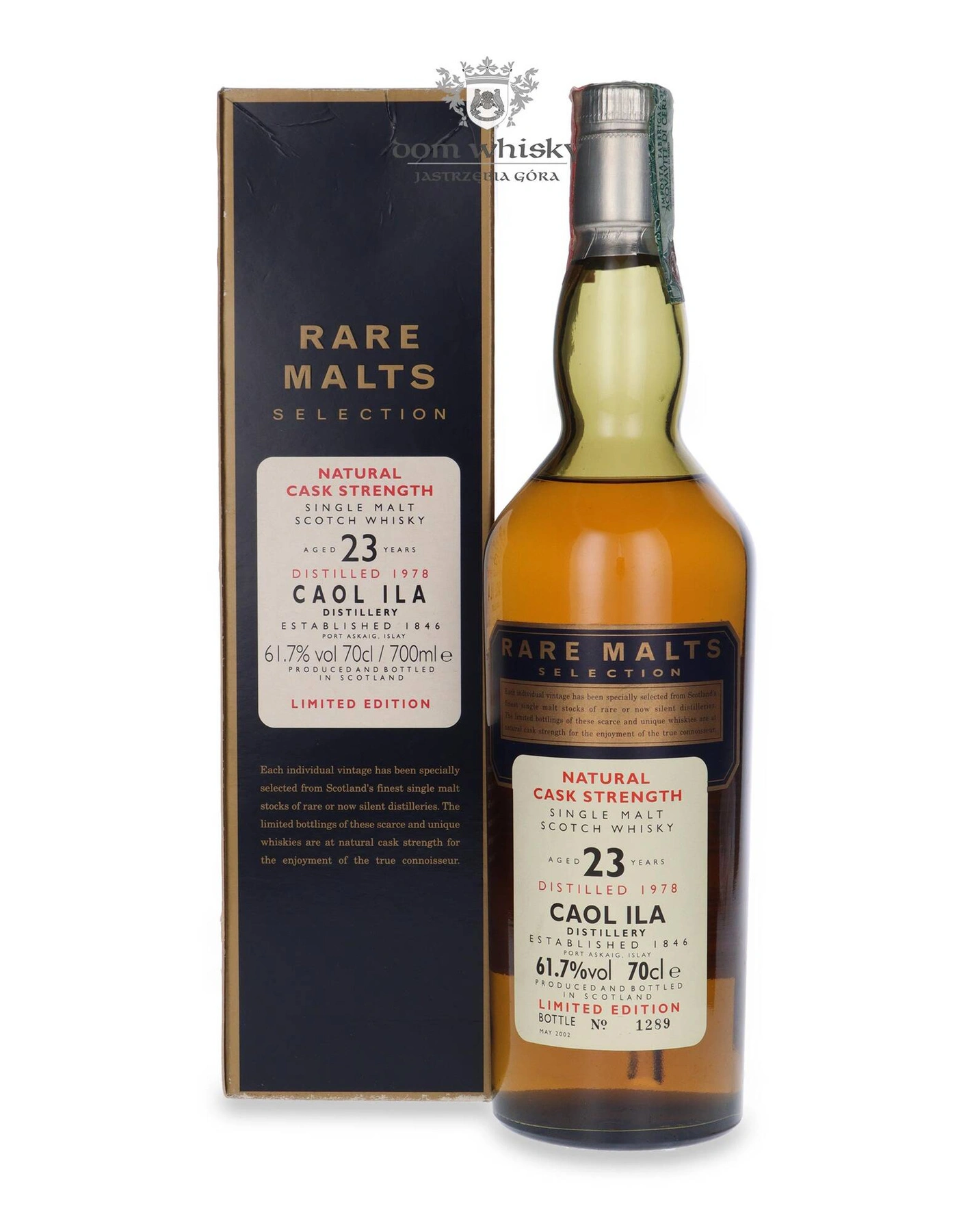 Caol Ila 23 YO (D.1978, B.2002) Rare Malts