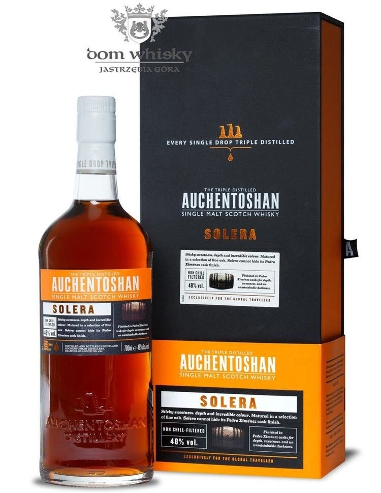 Auchentoshan Solera, Finished In Pedro Ximénez Cask