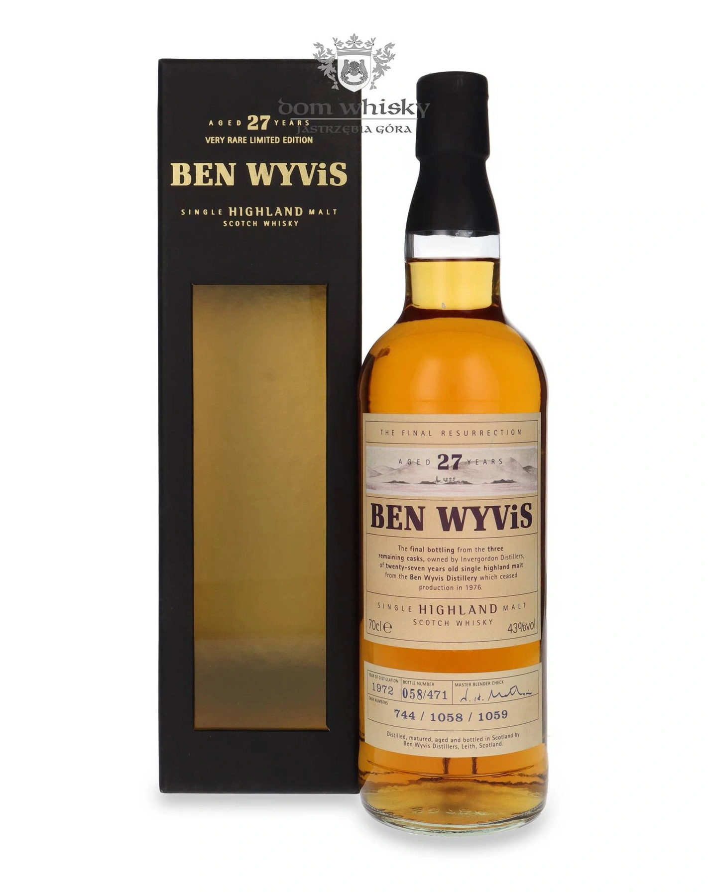 Ben Wyvis 27 YO (Distilled 1972)