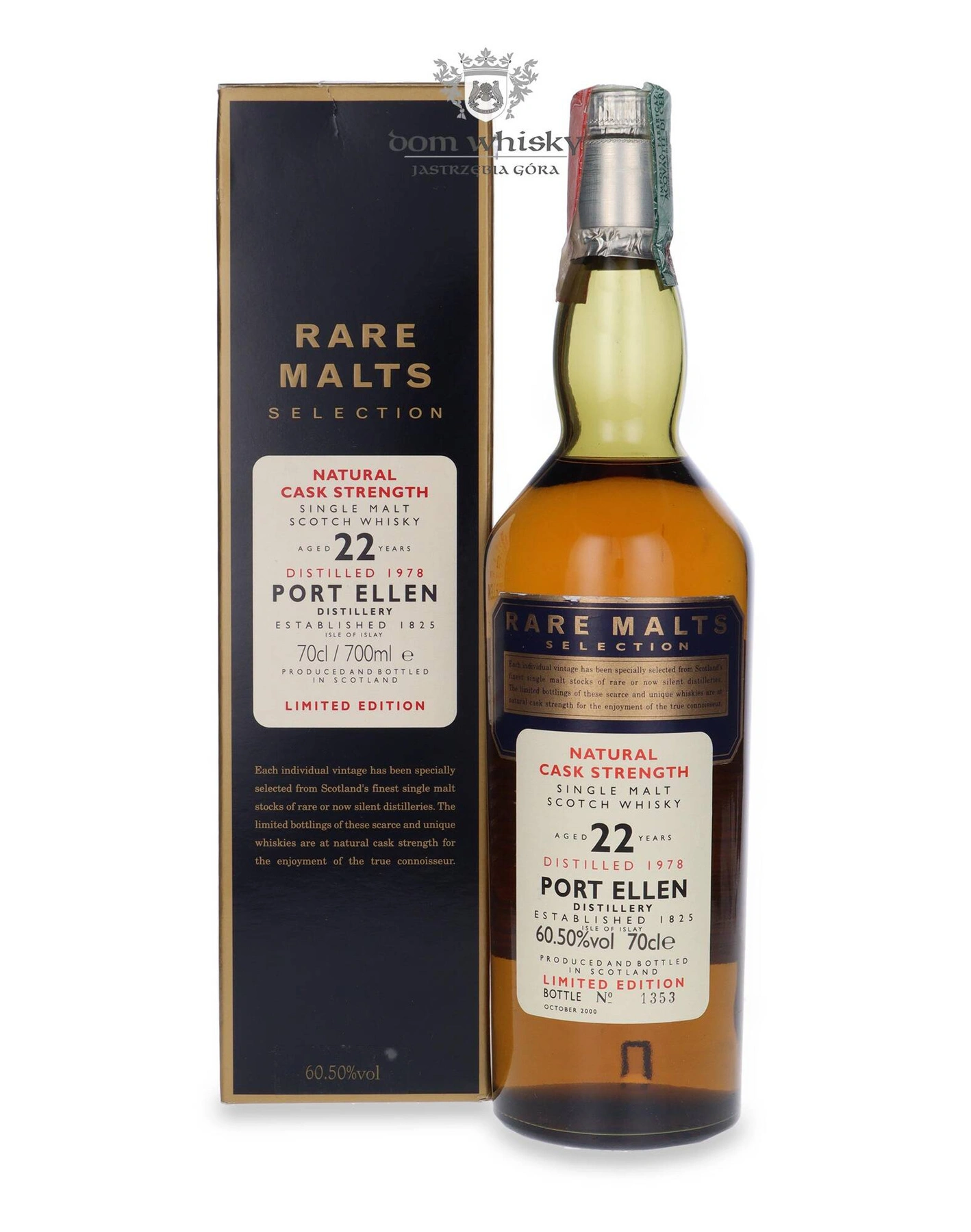 Port Ellen 22 YO (D.1978, B.2000) Rare Malts