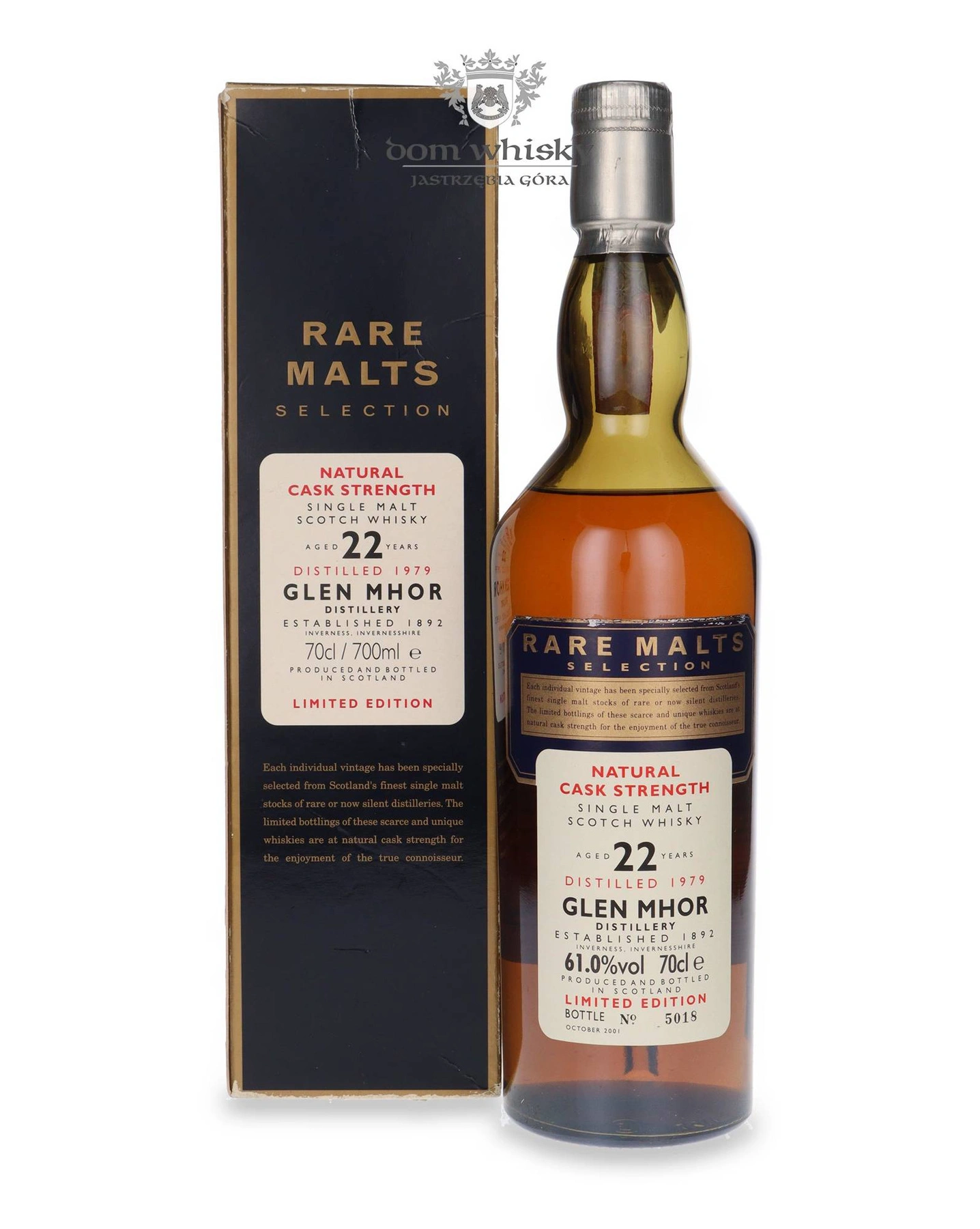 Glen Mhor 22 YO (D.1979, B.2001) Rare Malts