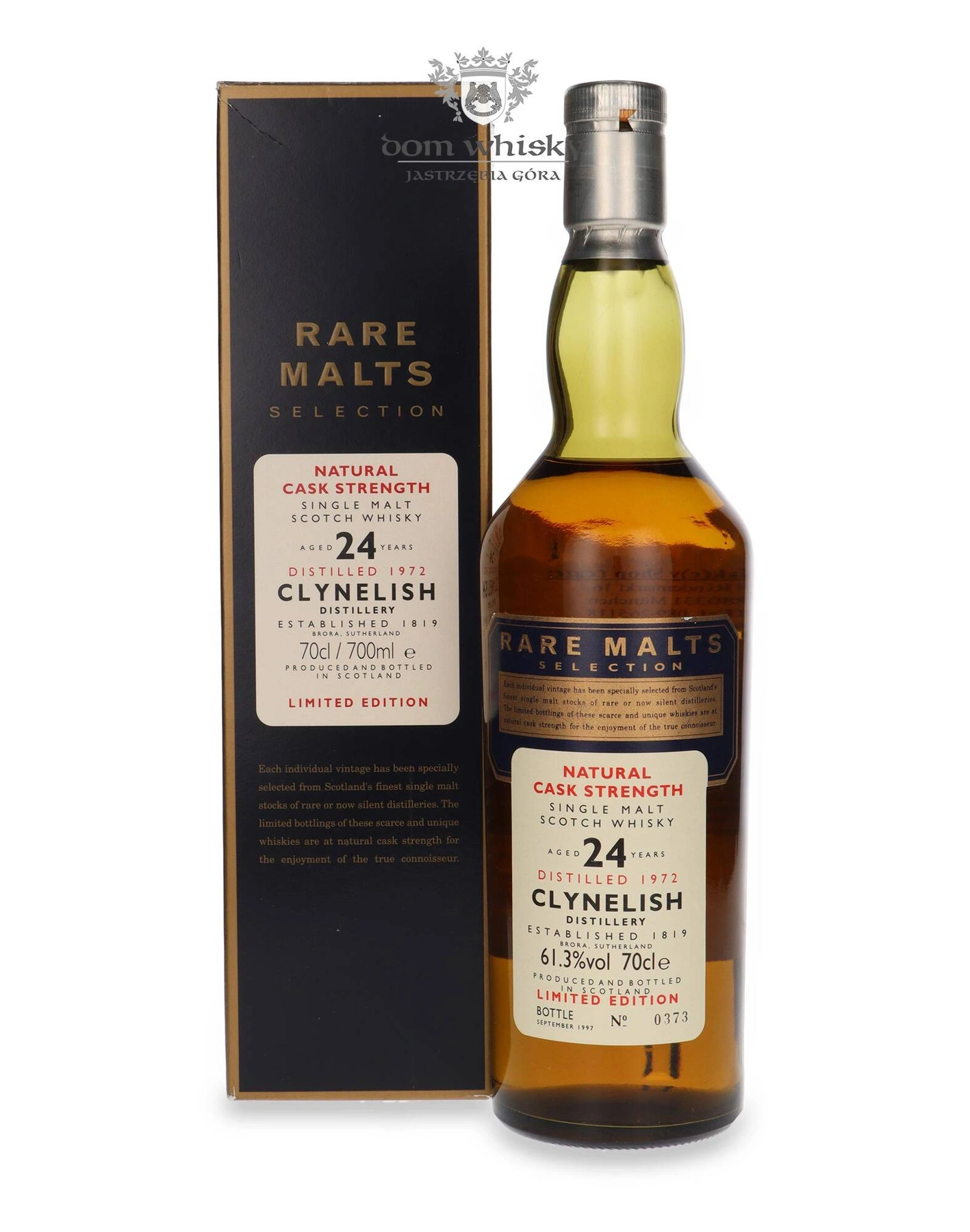 Clynelish 24 YO (D.1972, B.1997) Rare Malts