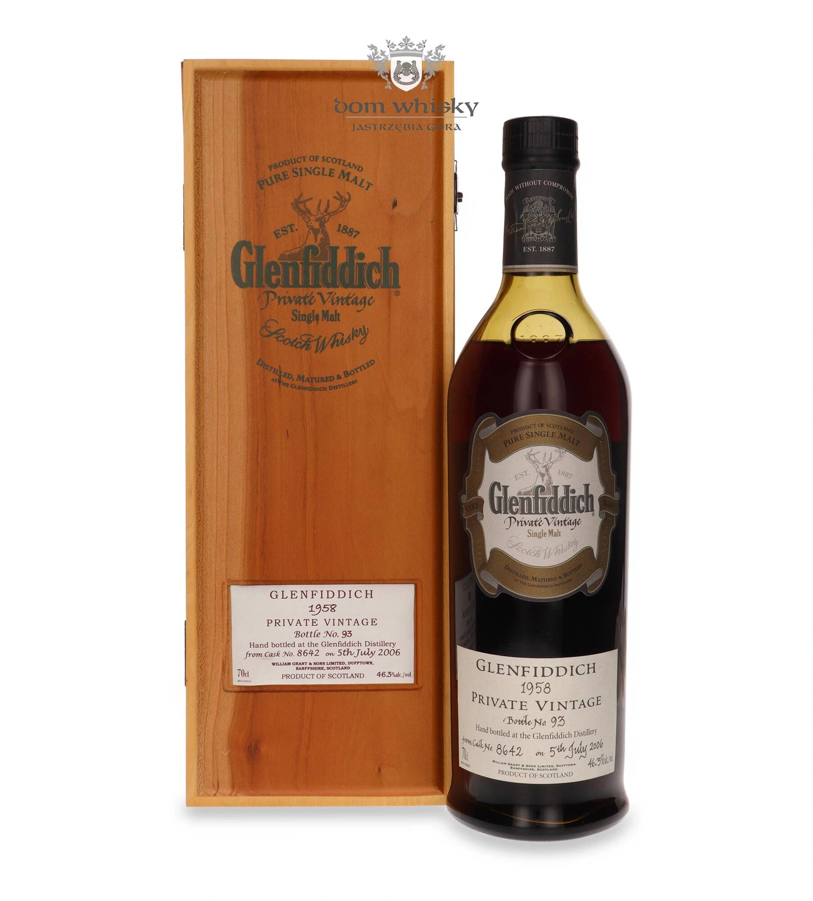 Glenfiddich 1958 Private Vintage (Cask # 8642)