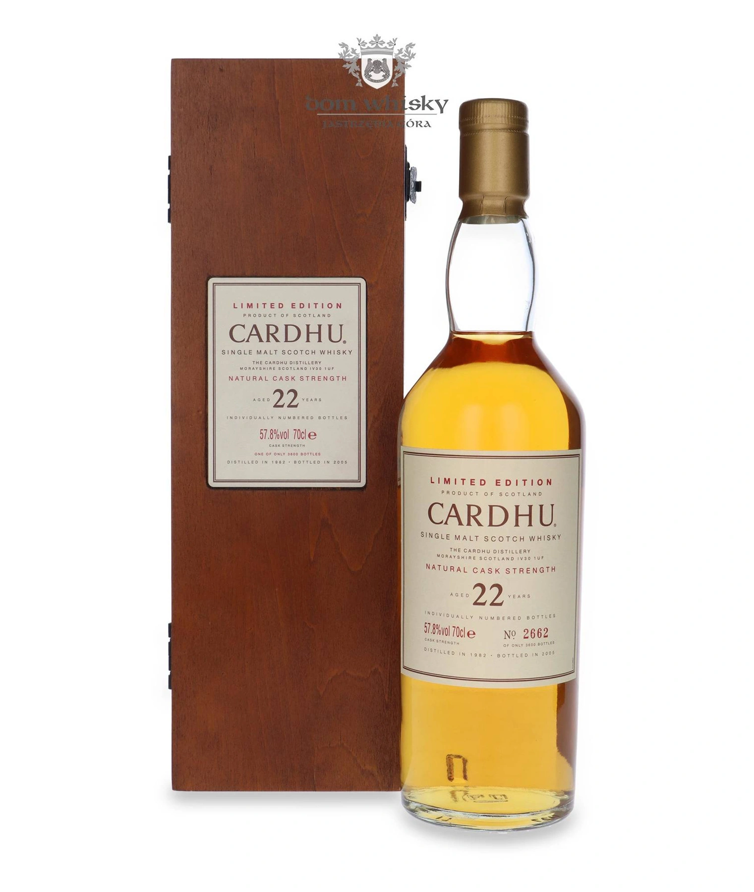 Cardhu 22 YO (D.1982, B.2005) Cask Strength