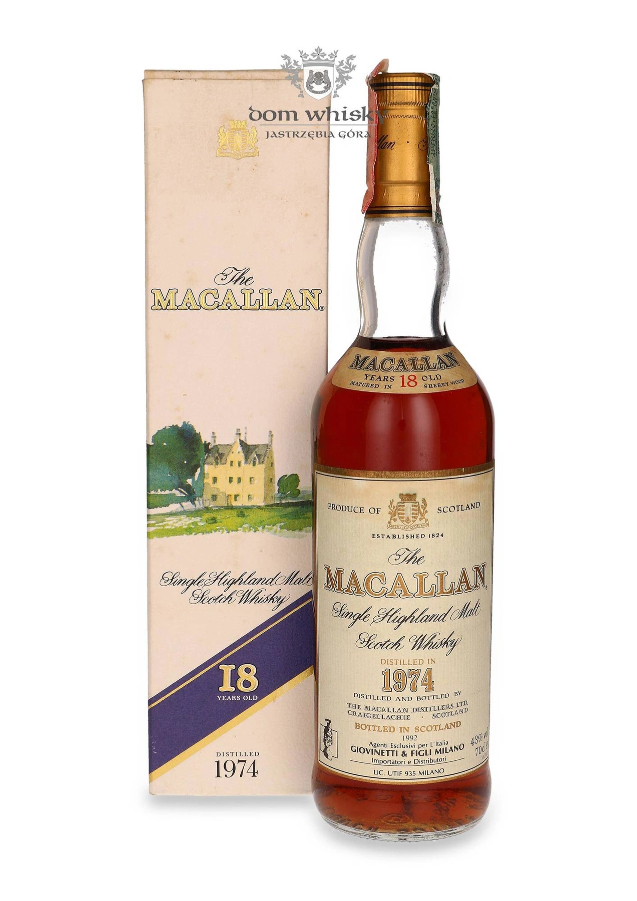 The Macallan 18 YO (D.1974, B.1992)