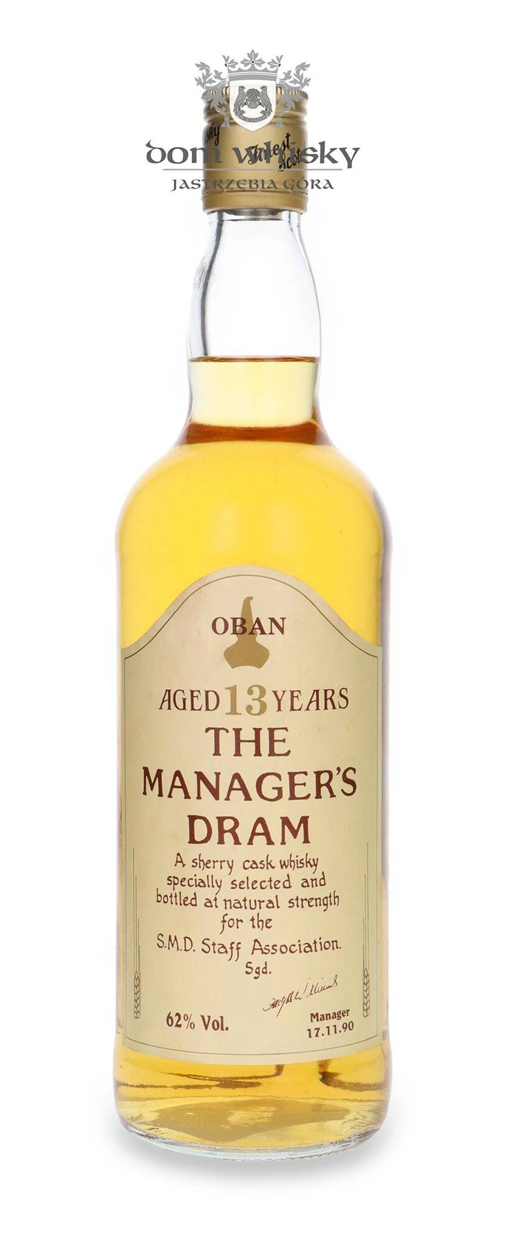 Oban 13 YO (Bottled 1990) The Manager’s Dram