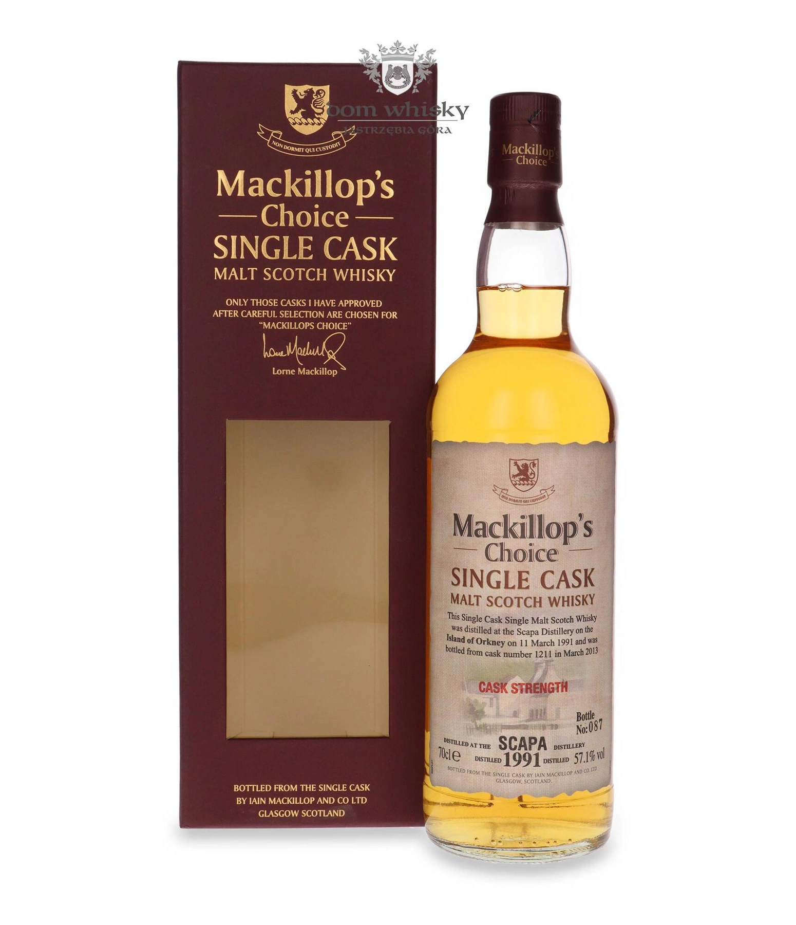 Iain Mackillop & Co. Scapa 1991 (B.2013) Mackillop's Choice