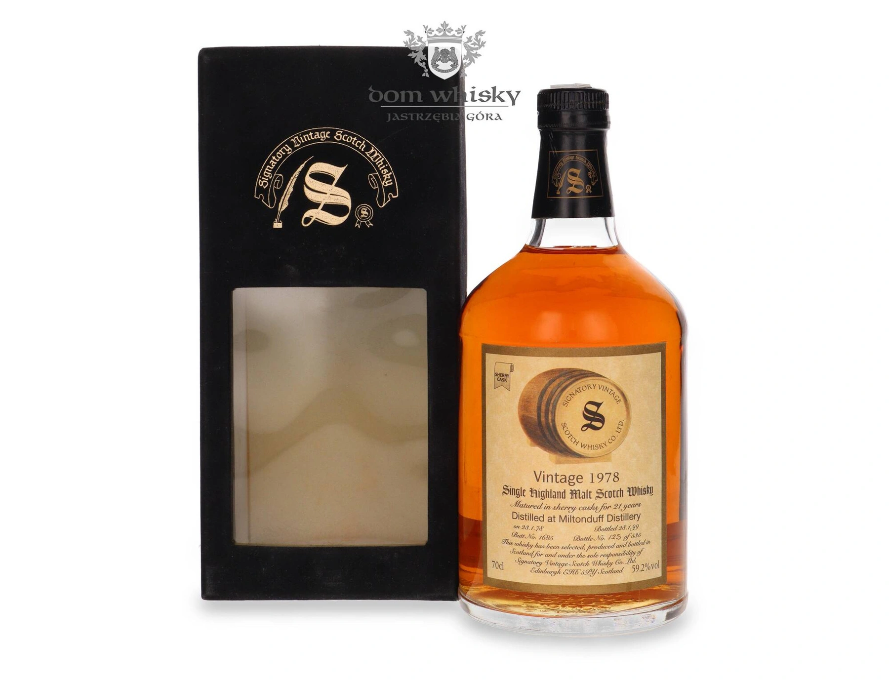 Signatory Vintage 21 YO Miltonduff (D.1978, B.1999) Signatory Vintage