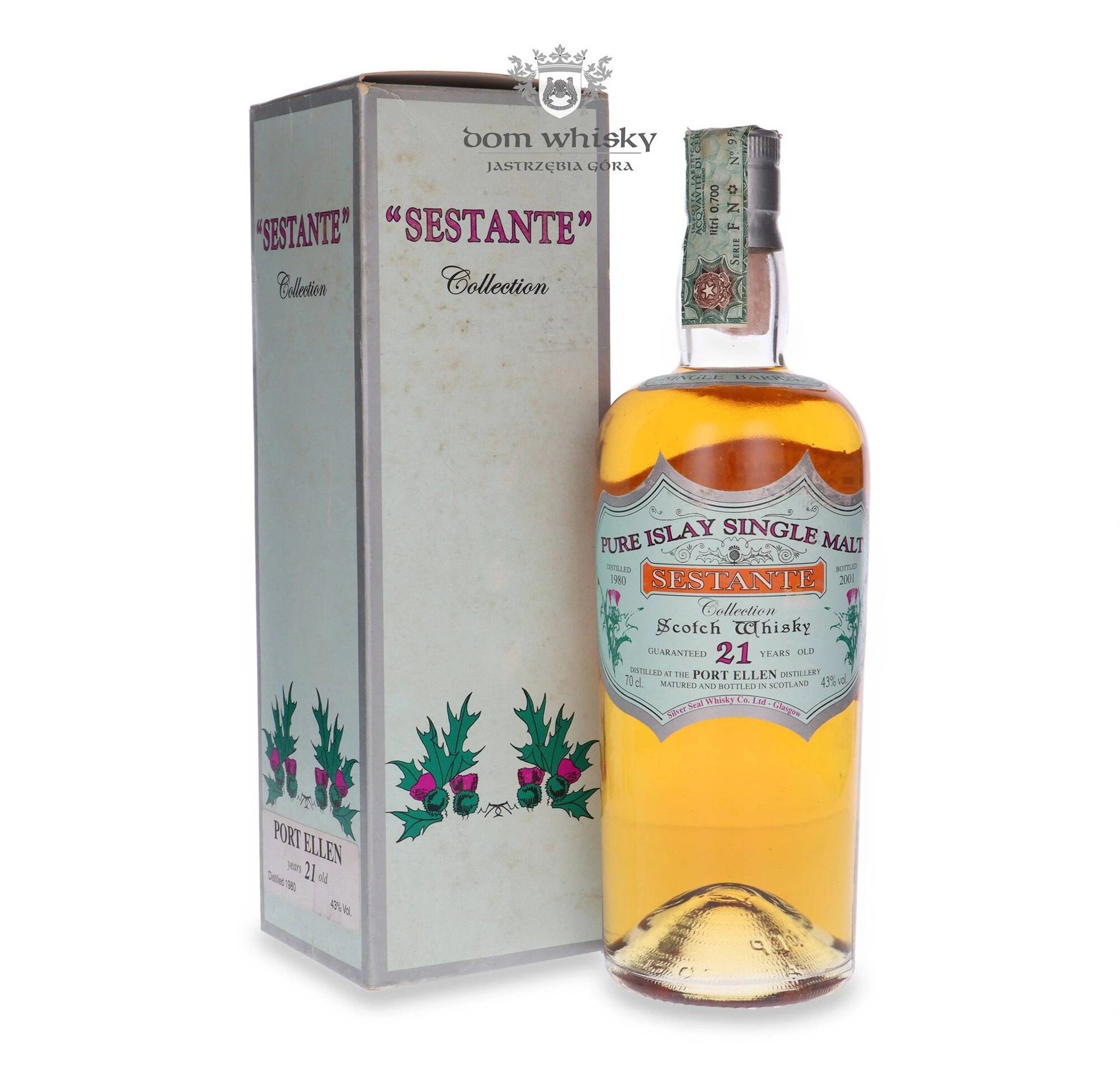 Silver Seal 21 YO Port Ellen (D.1980, B.2001) Sestante Collection