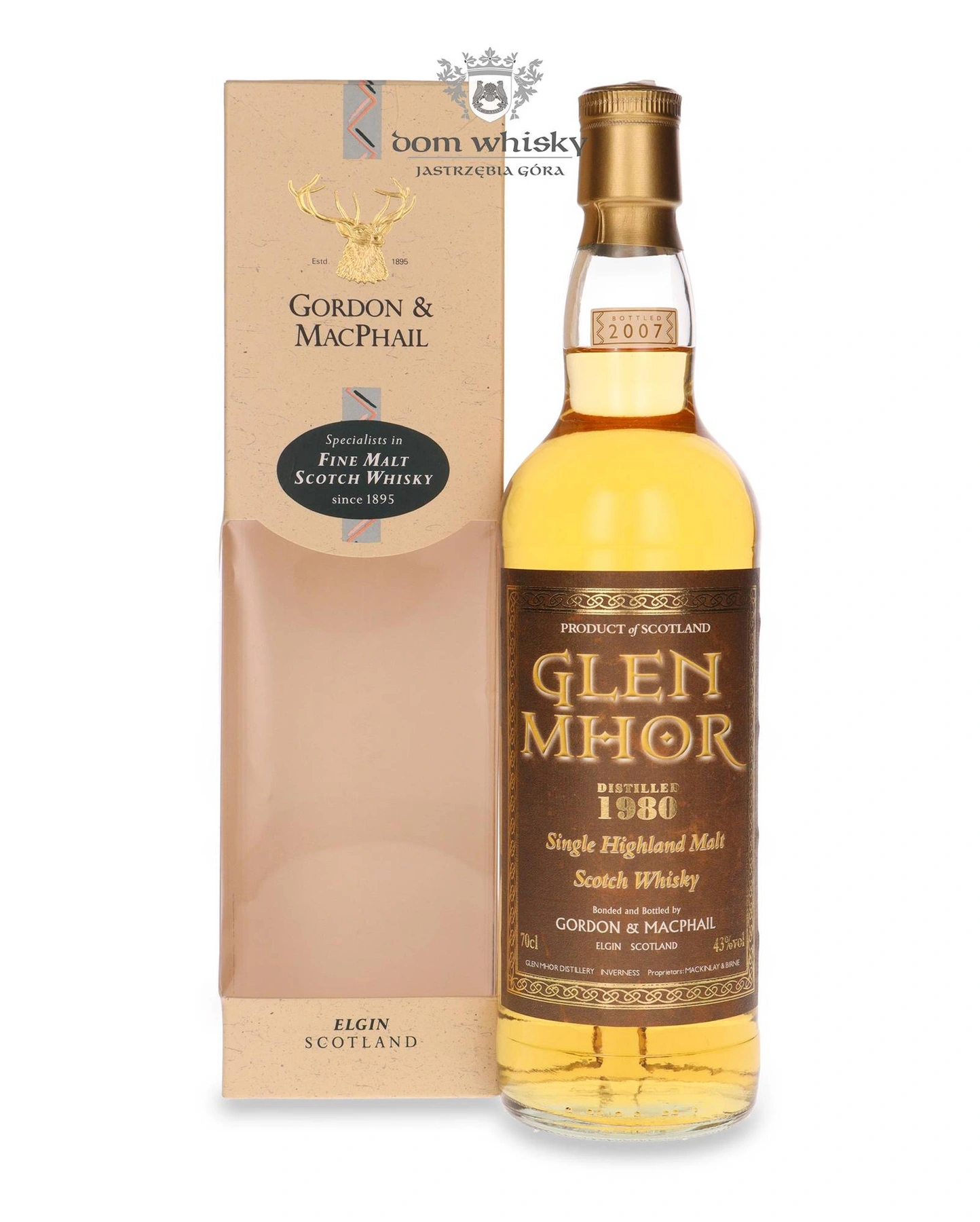 Gordon & Macphail Glen Mhor 1980 (Bottled 2007) Rare Vintage Gordon & Macphail