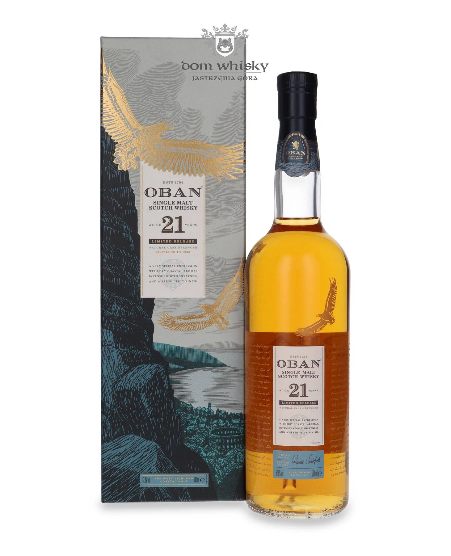 Oban 21 YO (D.1996 B.2018 ) Cask Strength