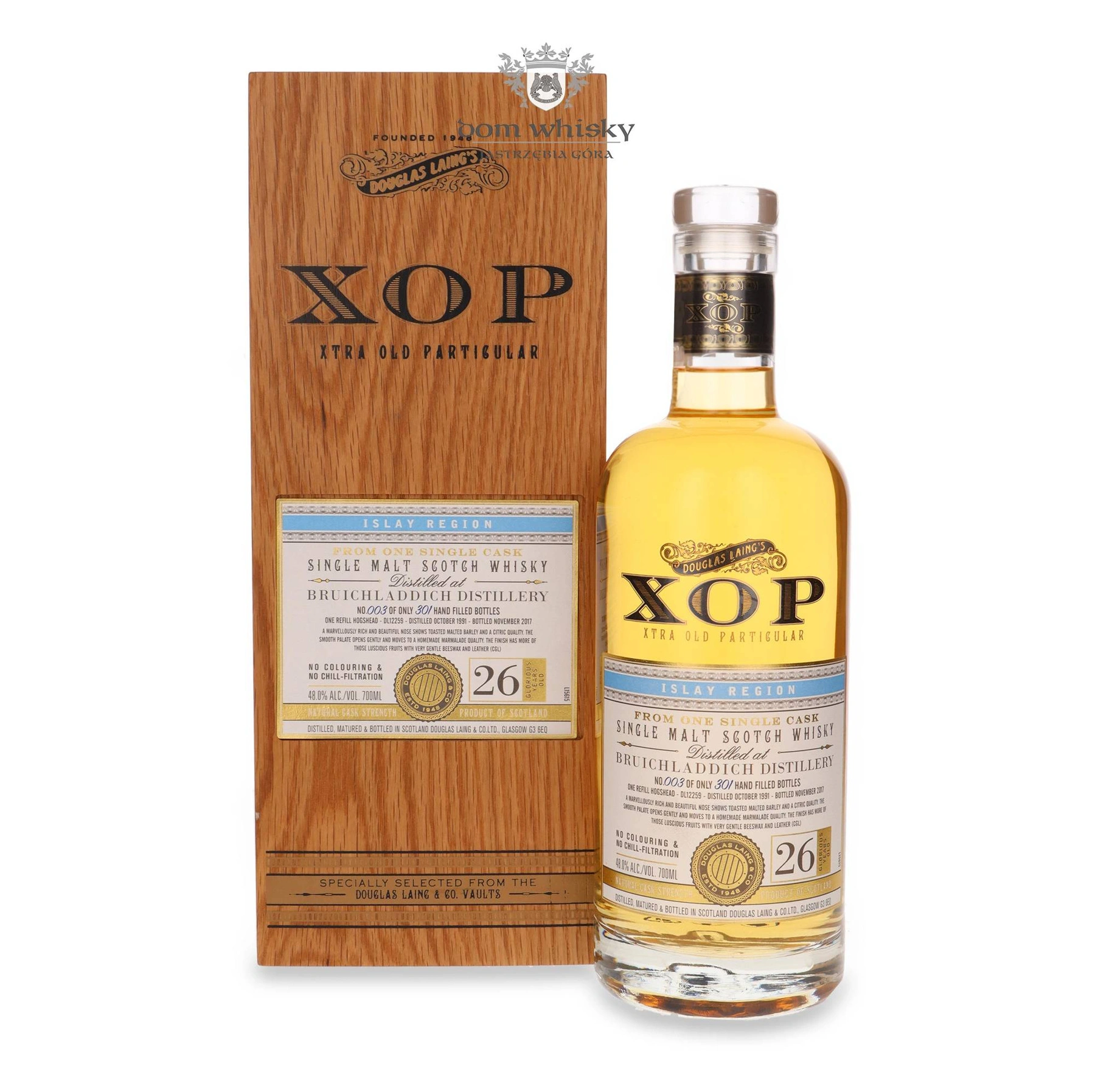 Douglas Laing 26 YO Bruichladdich (D.1991, B.2017) Douglas Laing’s Xop