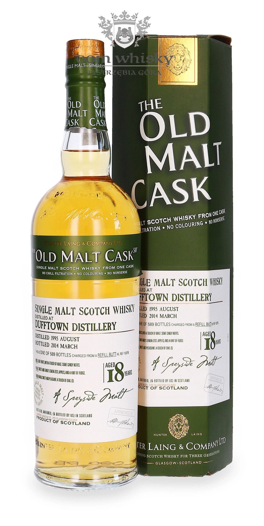 Hunter Laing & Co. 18 YO Dufftown (D.1995, B.2014) Old Malt Cask