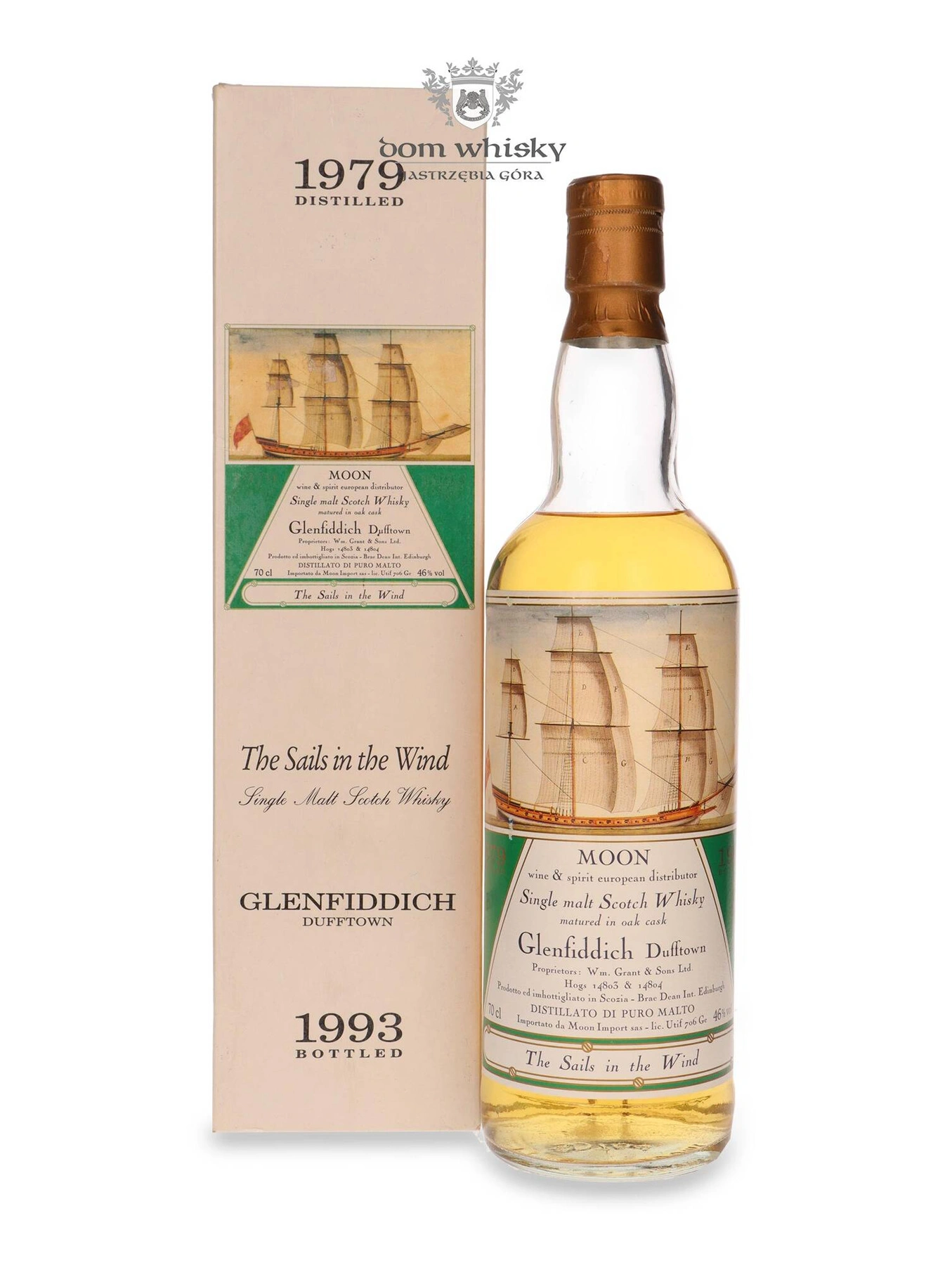 Moon Import Glenfiddich 1979 (Bottled 1993) Moon Import The Sails In The Wind