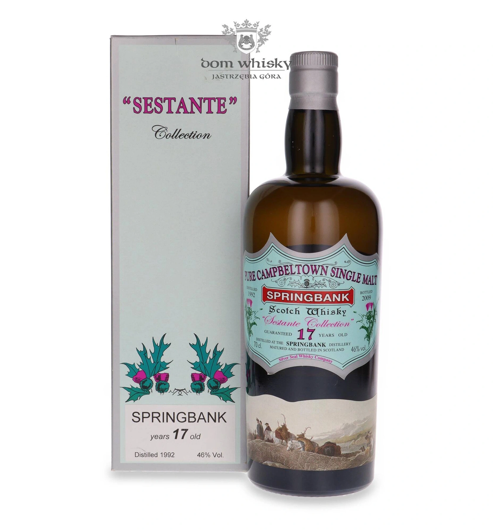 Silver Seal Whisky Co 17 YO Springbank (D.1992, B.2009) Sestante Collection