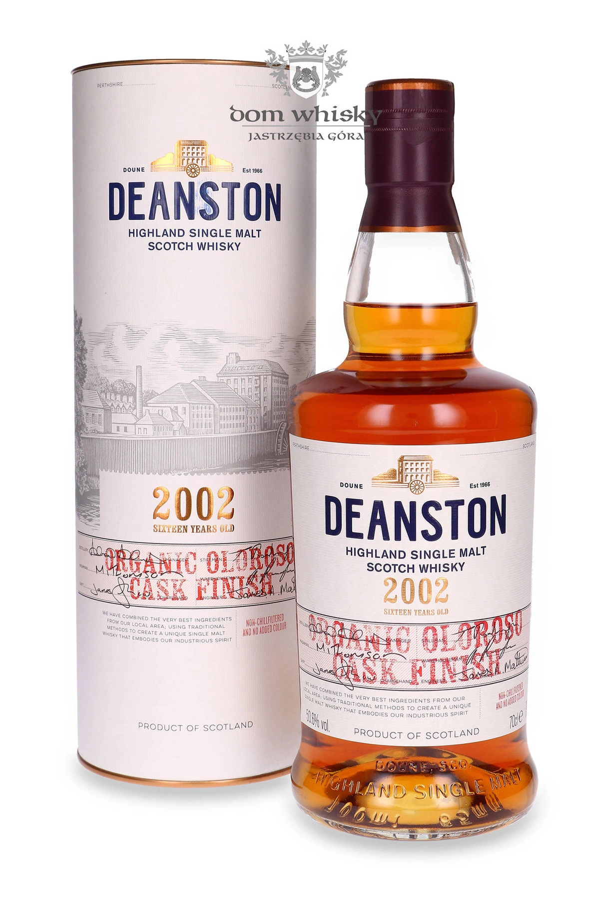 Deanston 16 YO 2002 Organic Oloroso Cask Finish