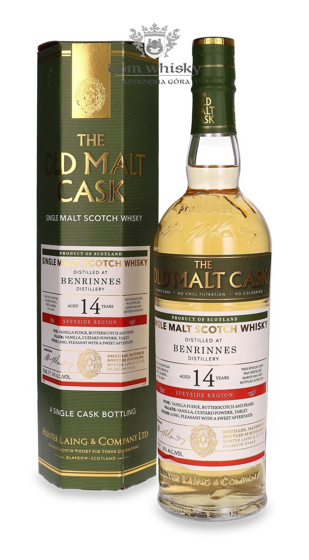 Hunter Laing & Co. 14 YO Benrinnes (D.2005, B.2019) Old Malt Cask