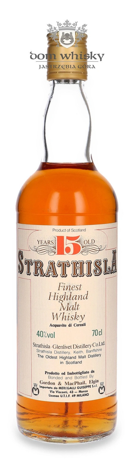 Gordon & Macphail 15 YO Strathisla-Glenlivet Gordon & Macphail