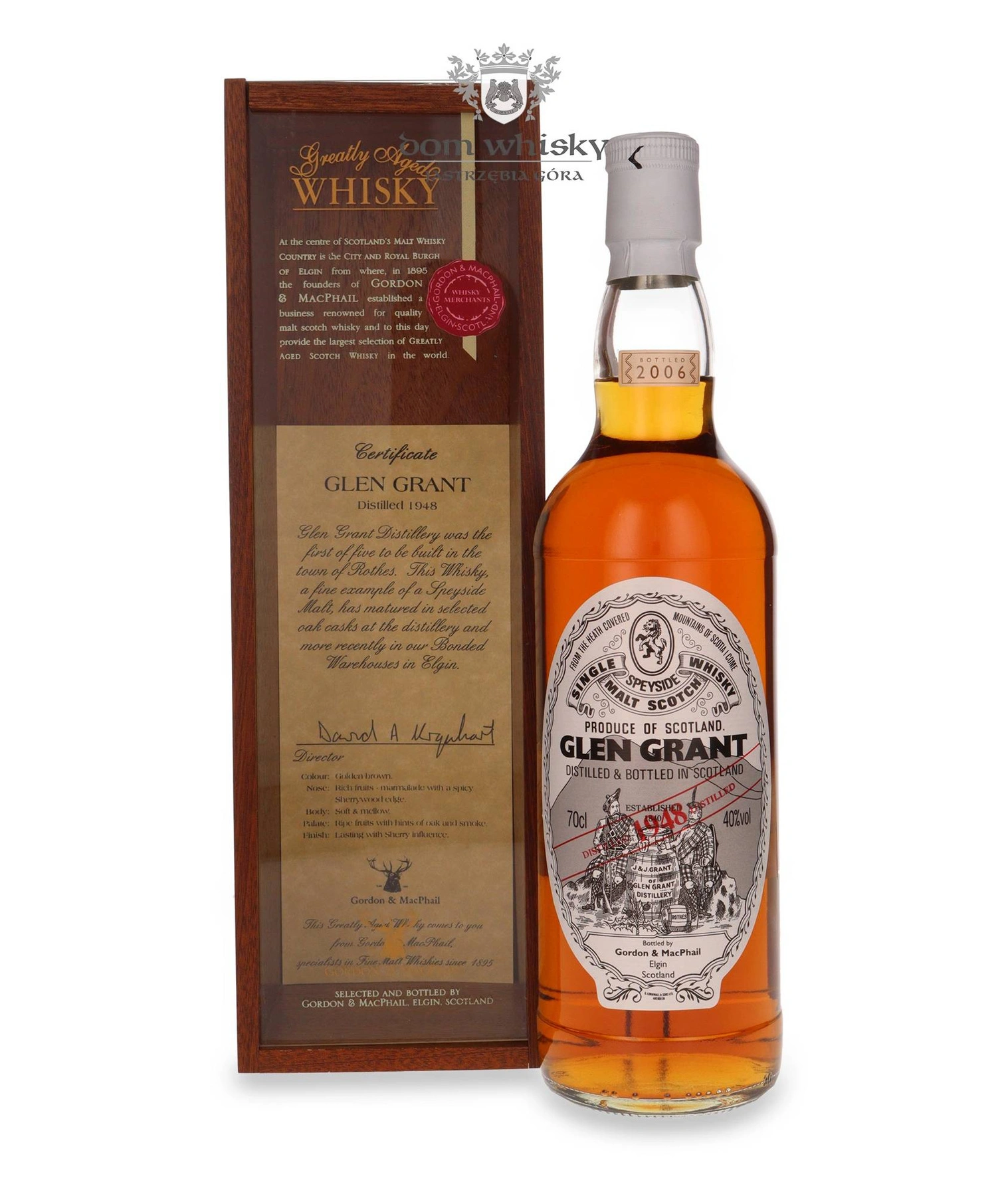 Gordon & Macphail Glen Grant 1948 Vintage (Bottled 2006) Gordon & Macphail