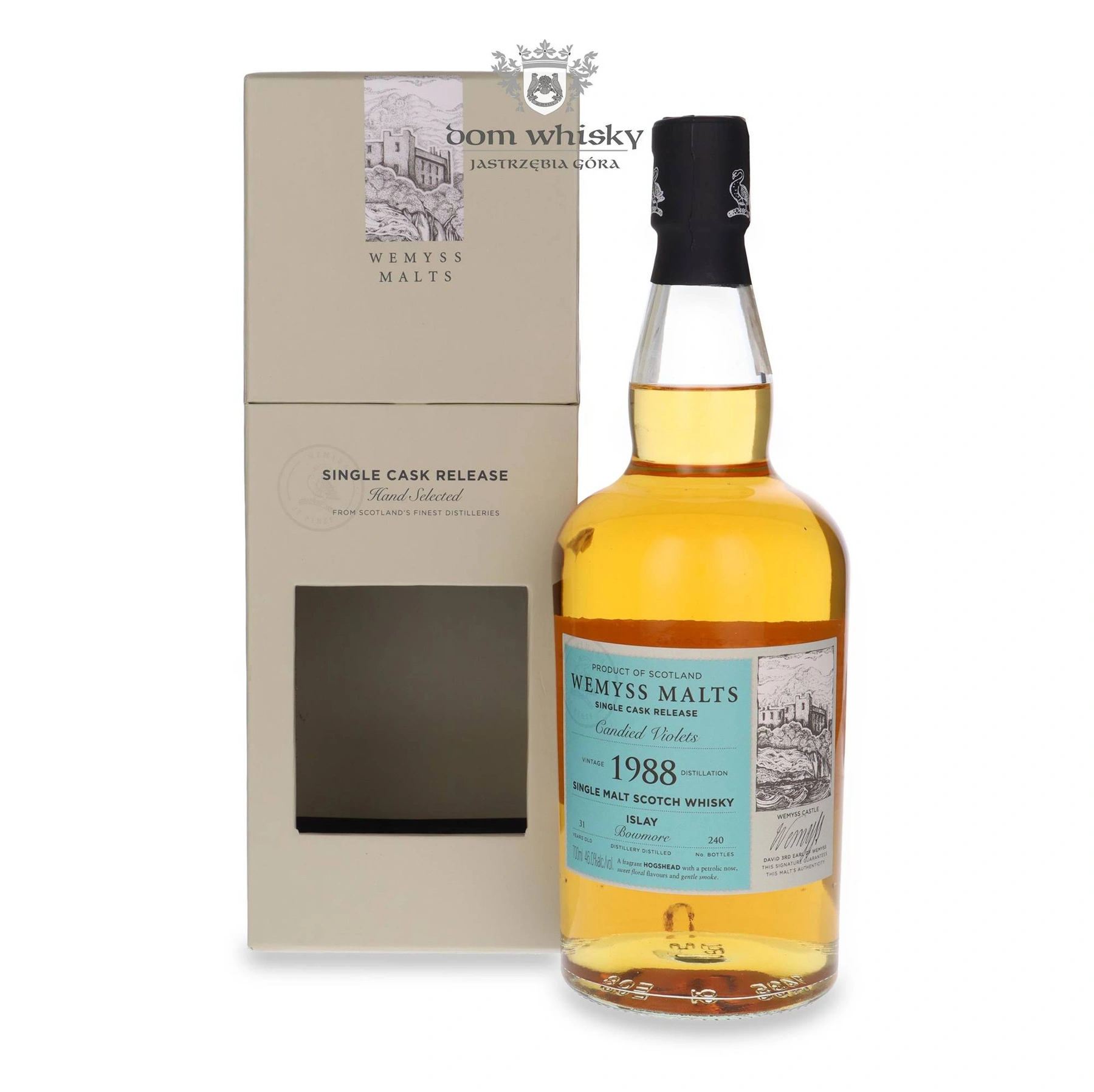 Wemyss Malts Ltd 31 YO Bowmore 1988, Candied Violets, Wemyss Malts